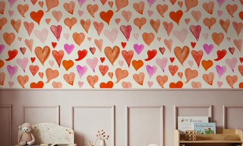 Red Painted Hearts