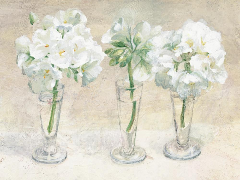 Geraniums in Glasses II Neutral
