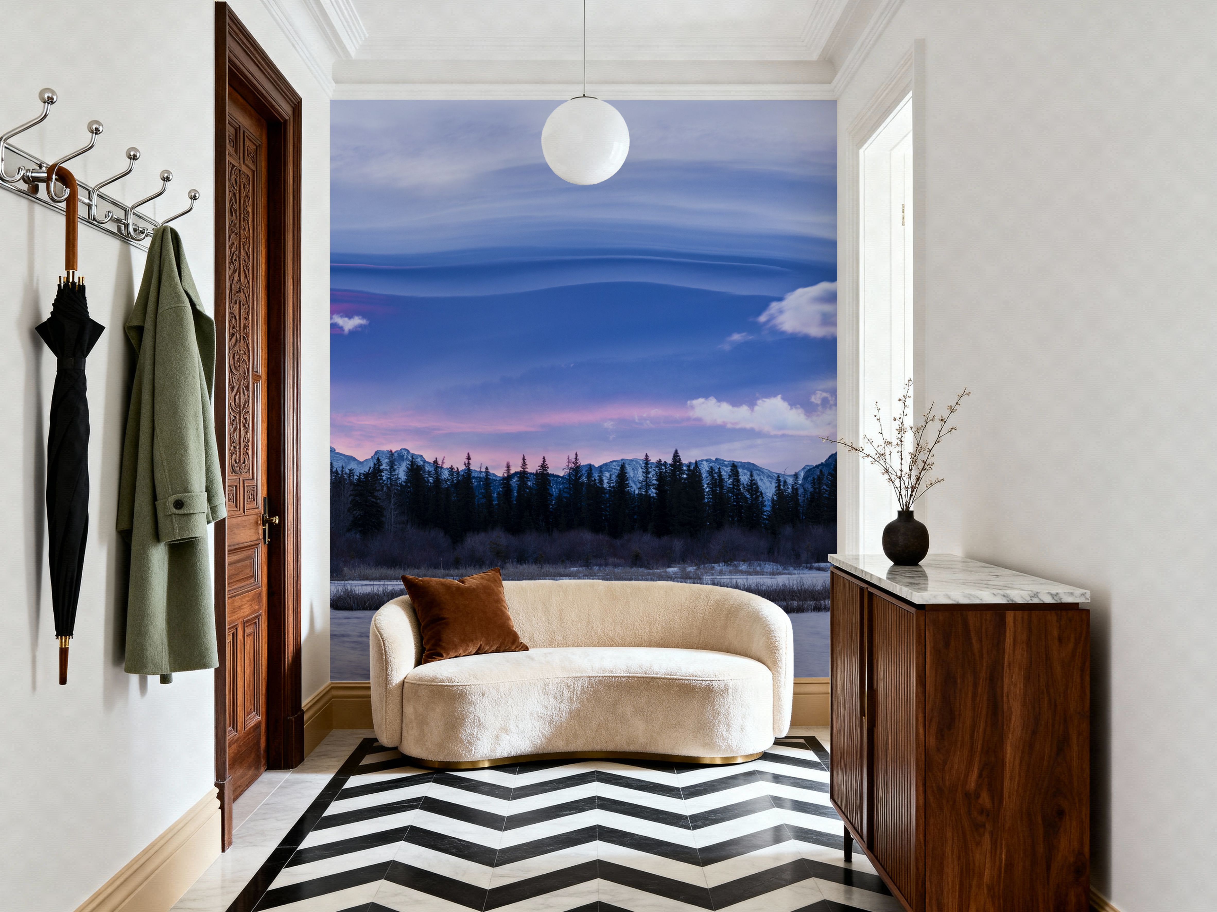 Mount Rundle Pink Sky