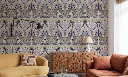 Floral Art Deco Aura, Butter