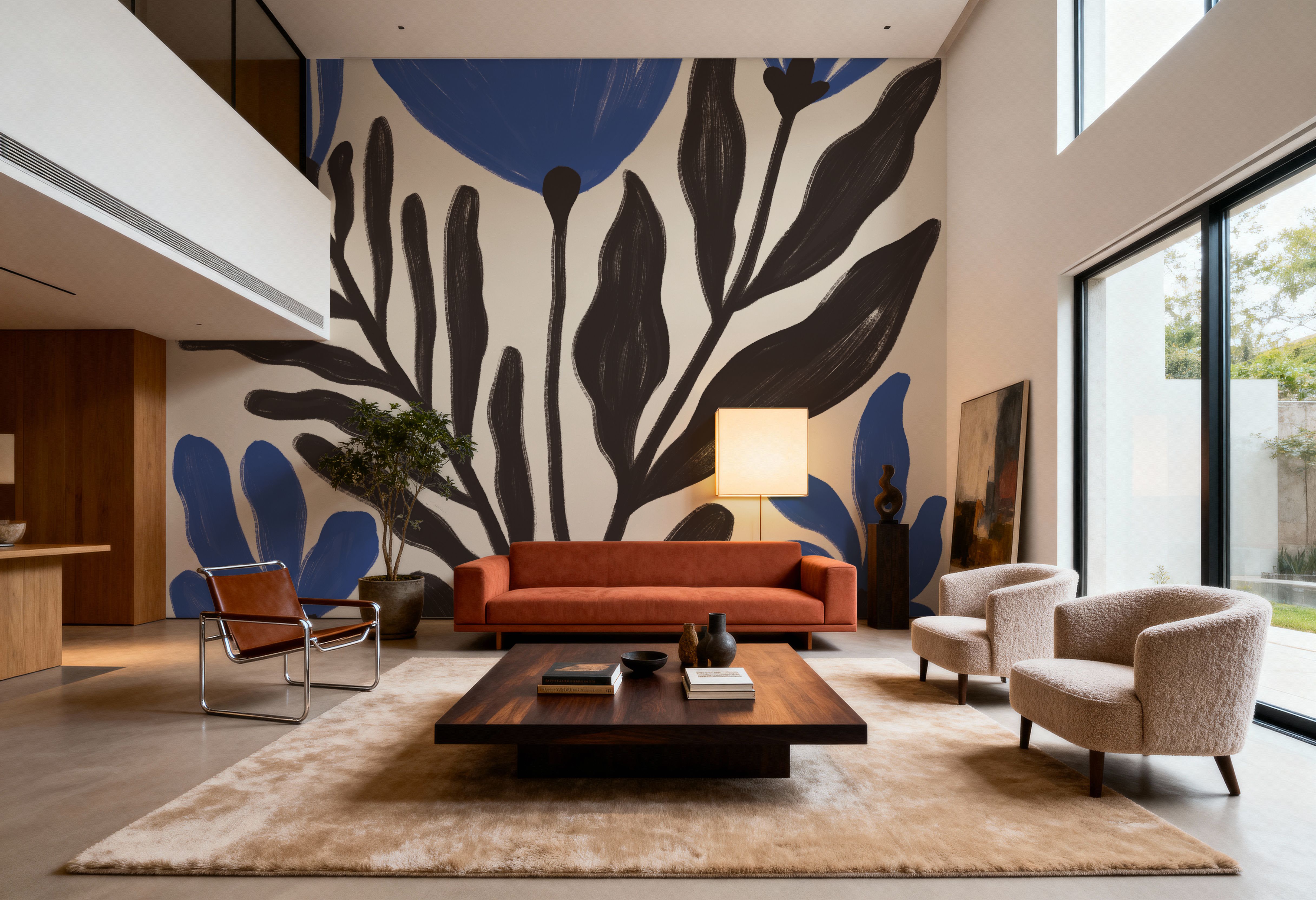 Simple Petals II Blue