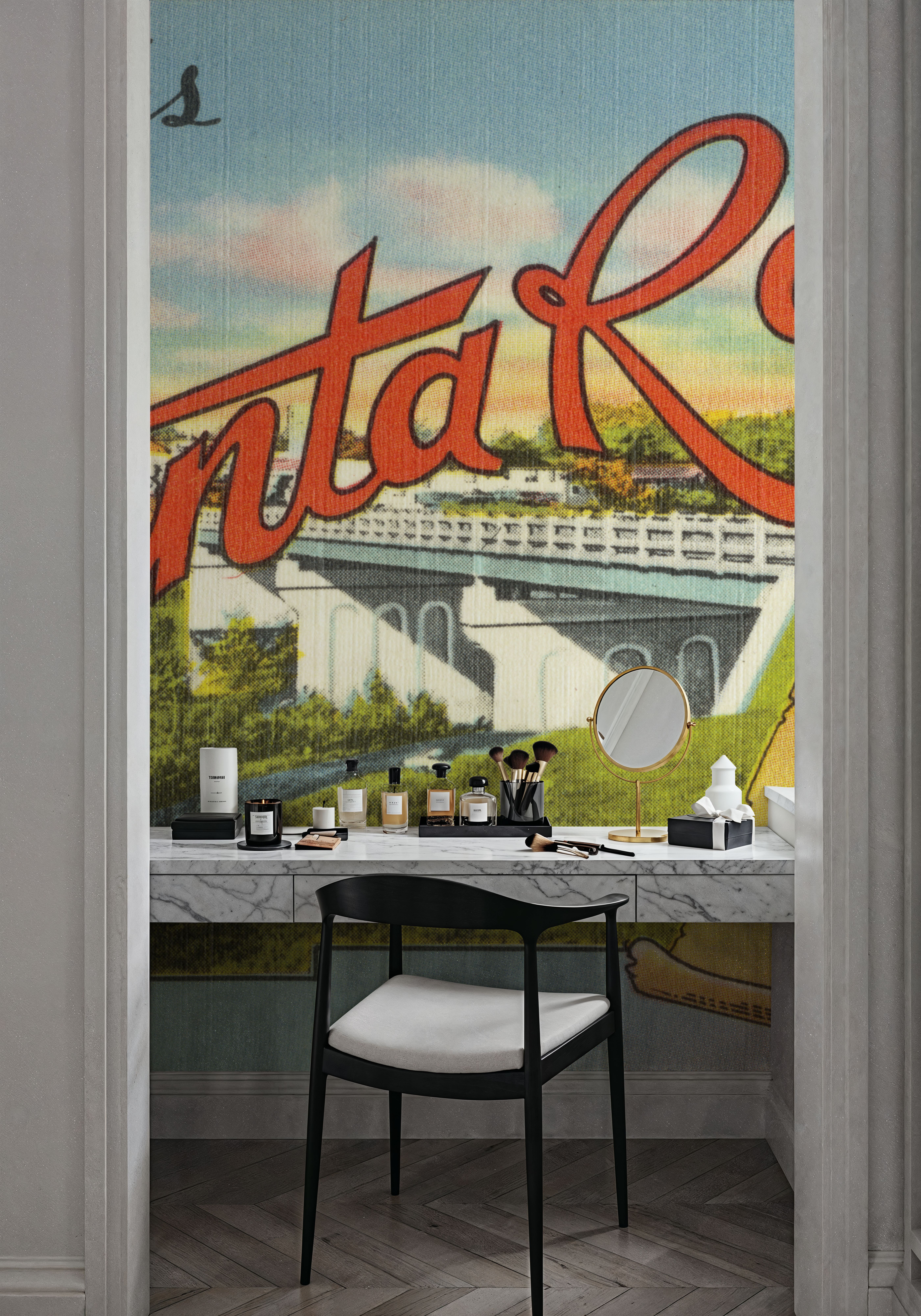 Greetings from Santa Rosa - Screenprint Postcard