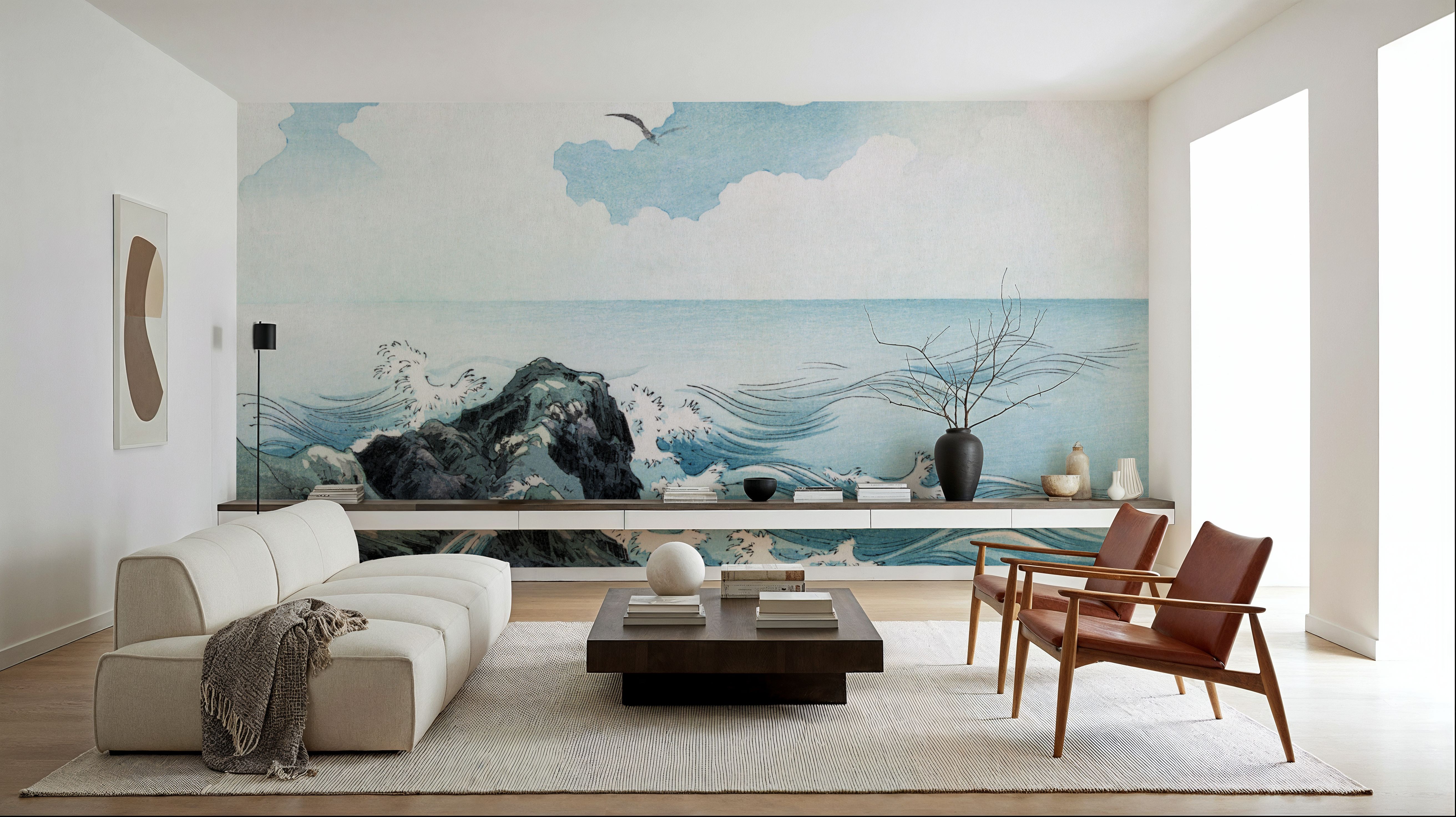 Kojima Island, Japanese Woodcut