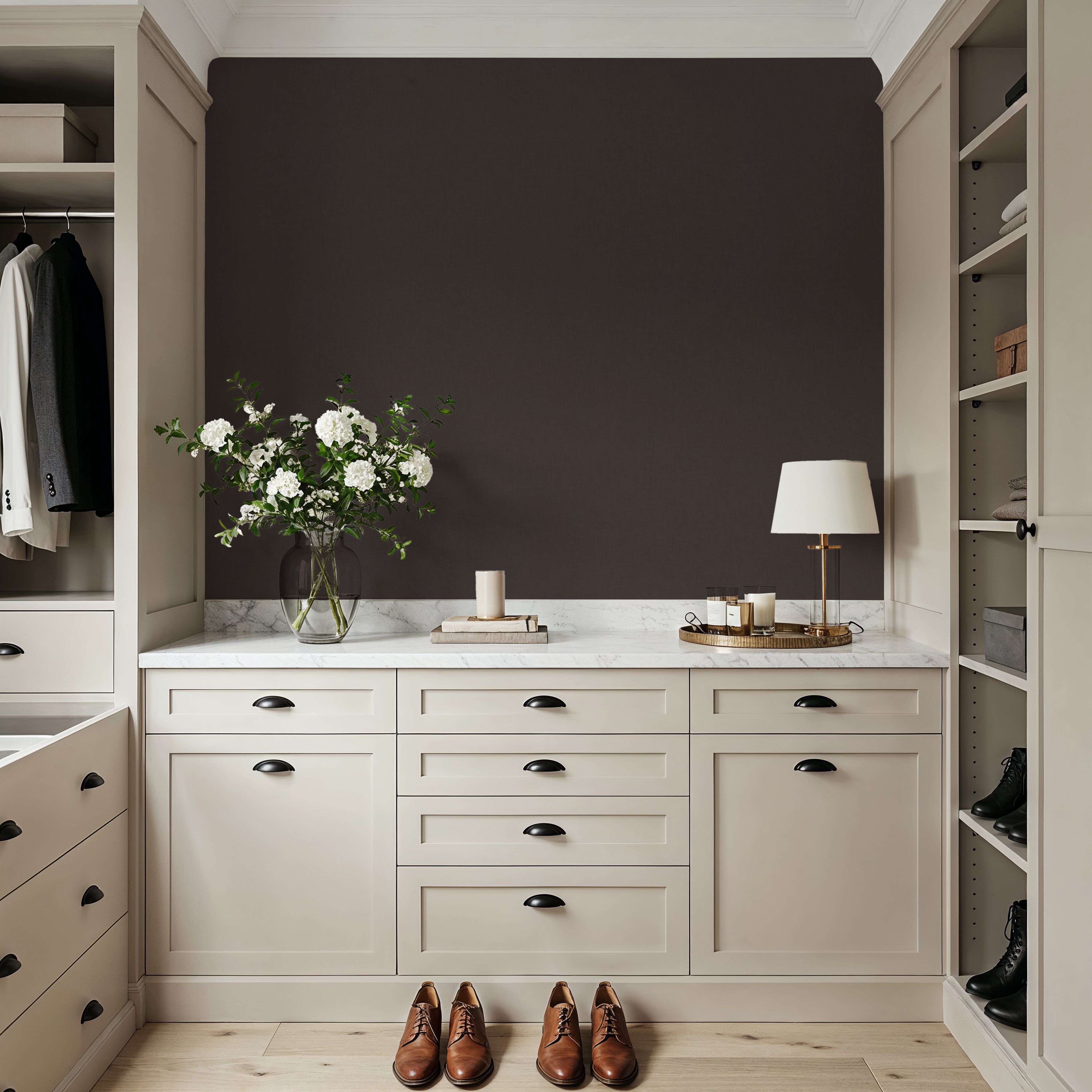 Linen Mist Murky Collection, Mauve