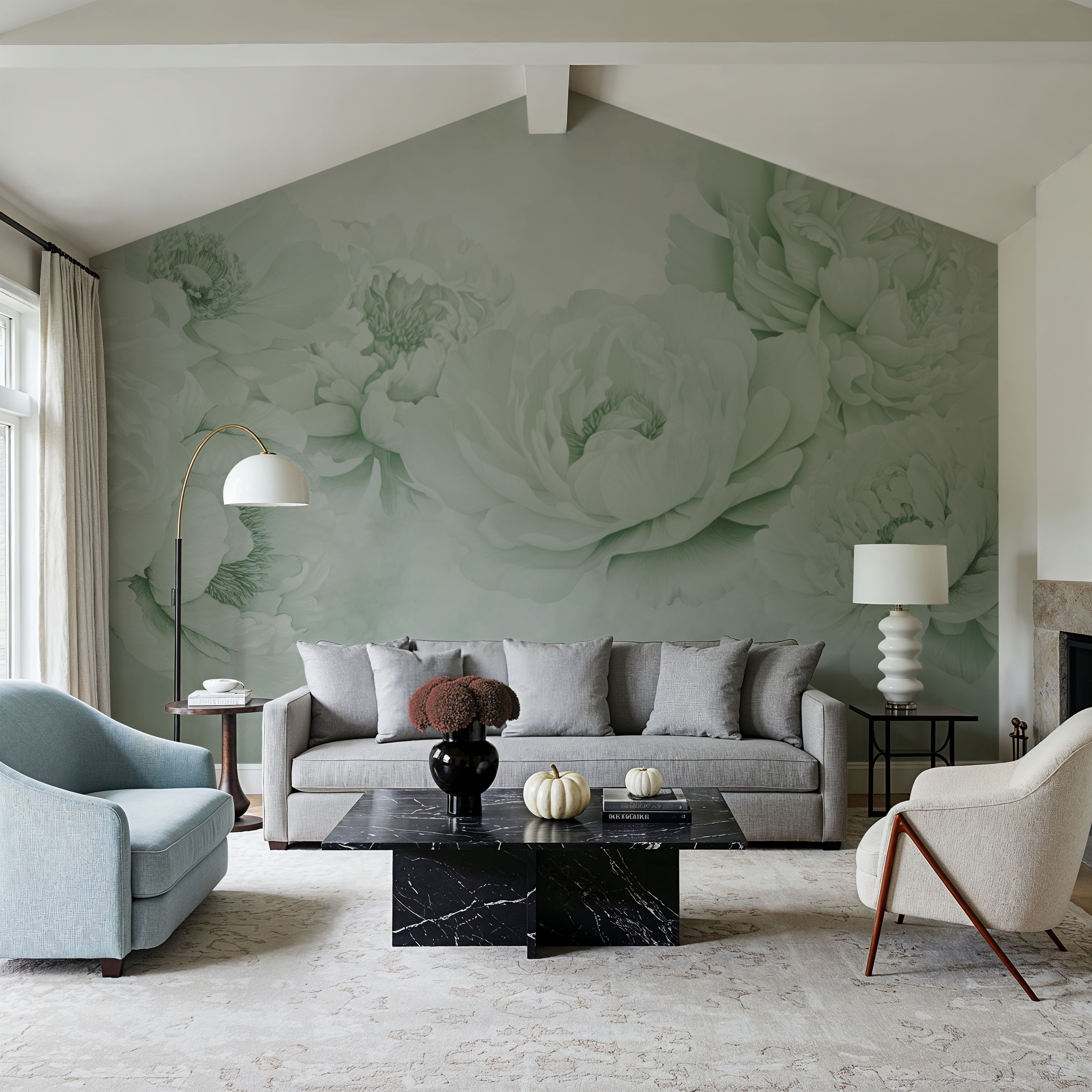 Transcendent Peony, Pistachio