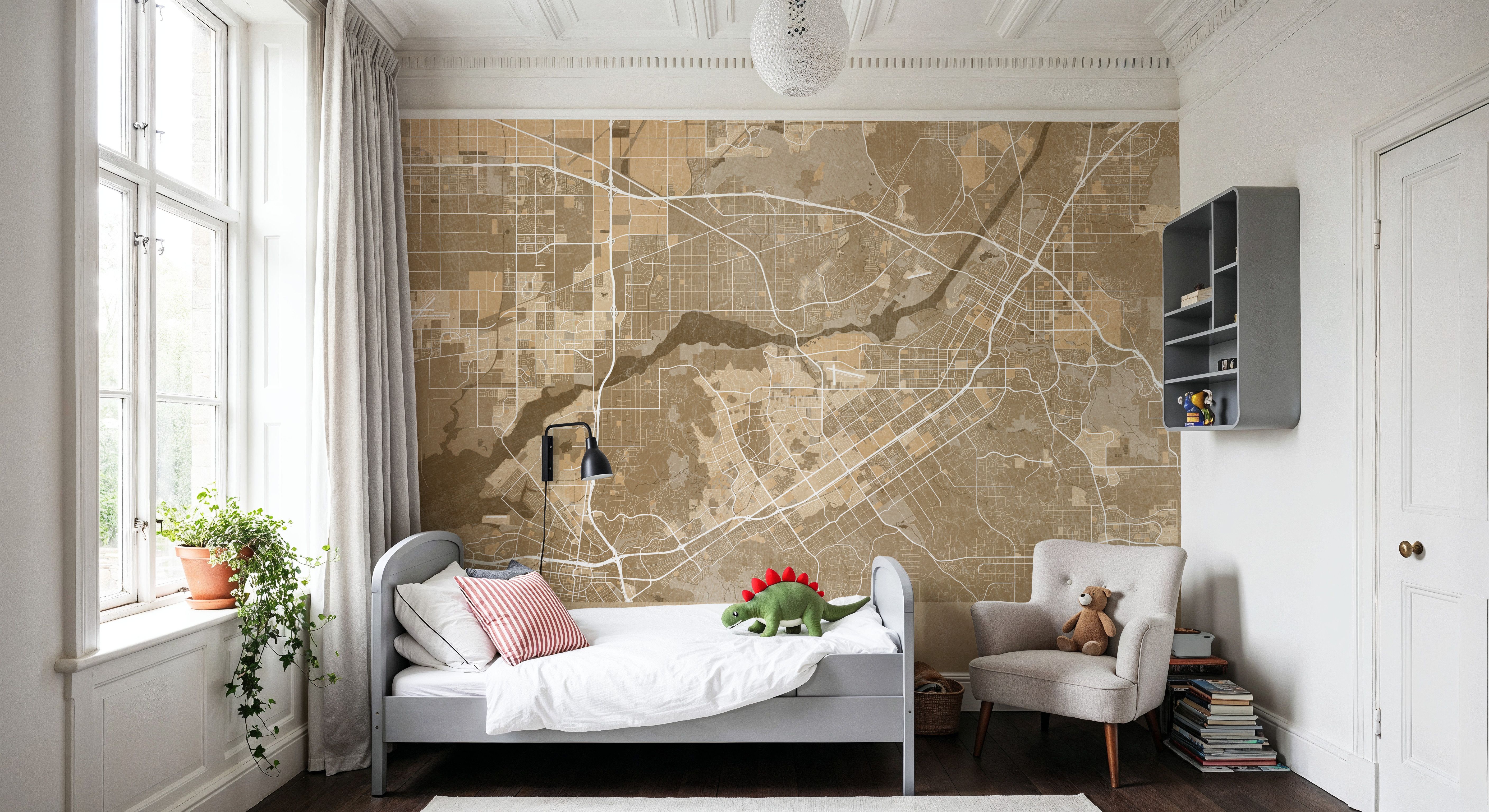 Riverside Ochre, Behang