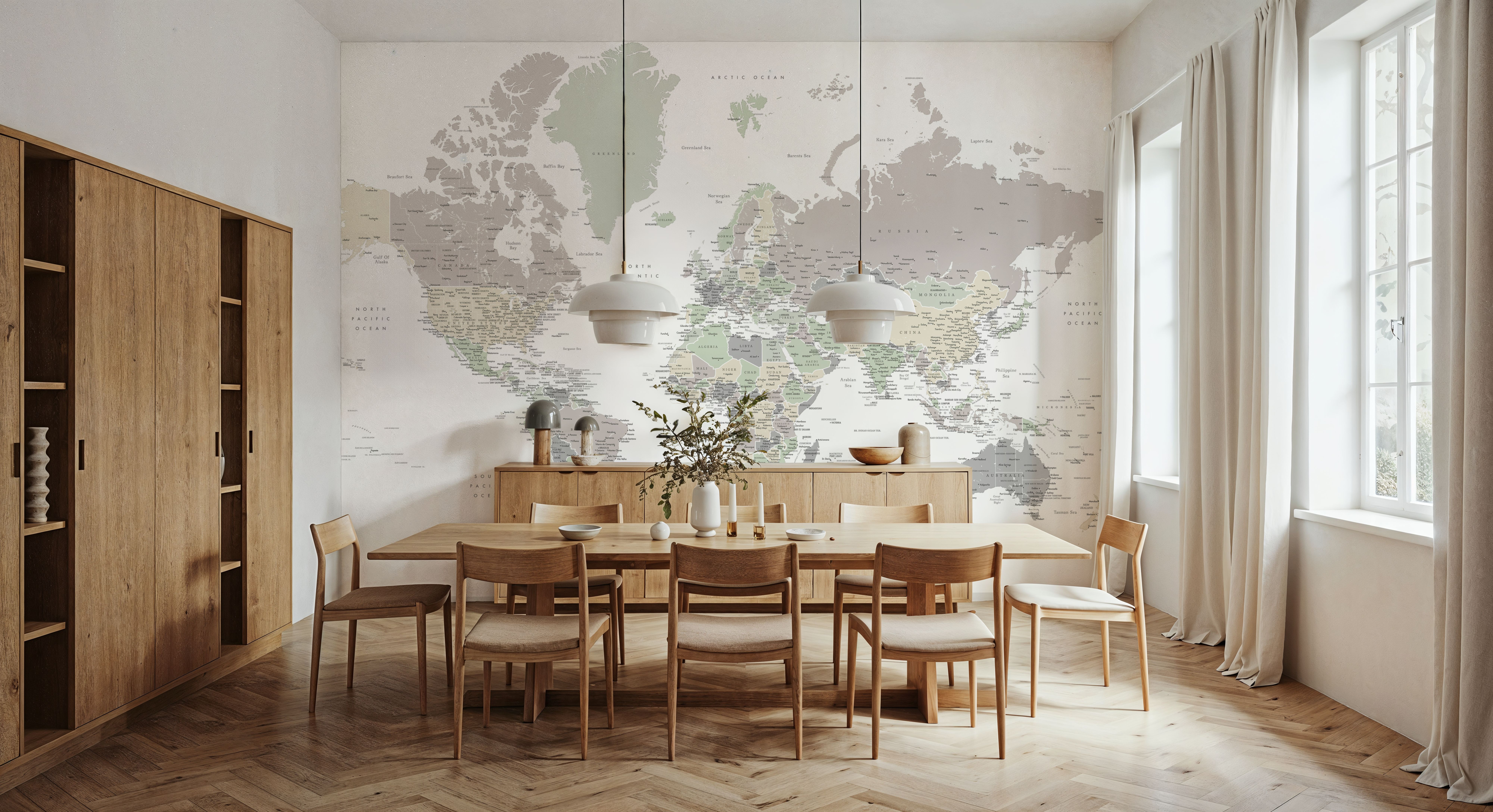 World Map Cities - Anouk