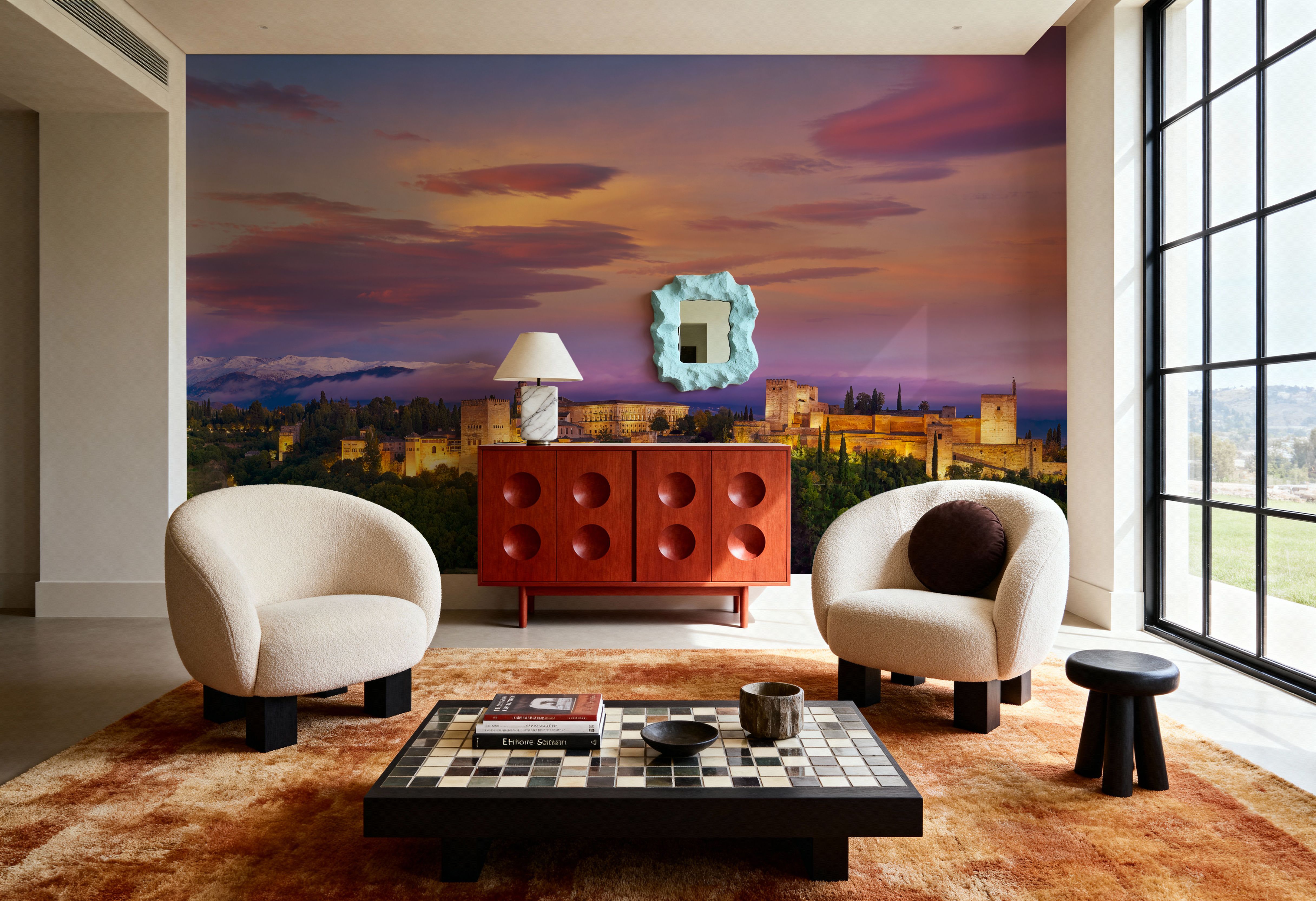 Mountain Fortress Twilight