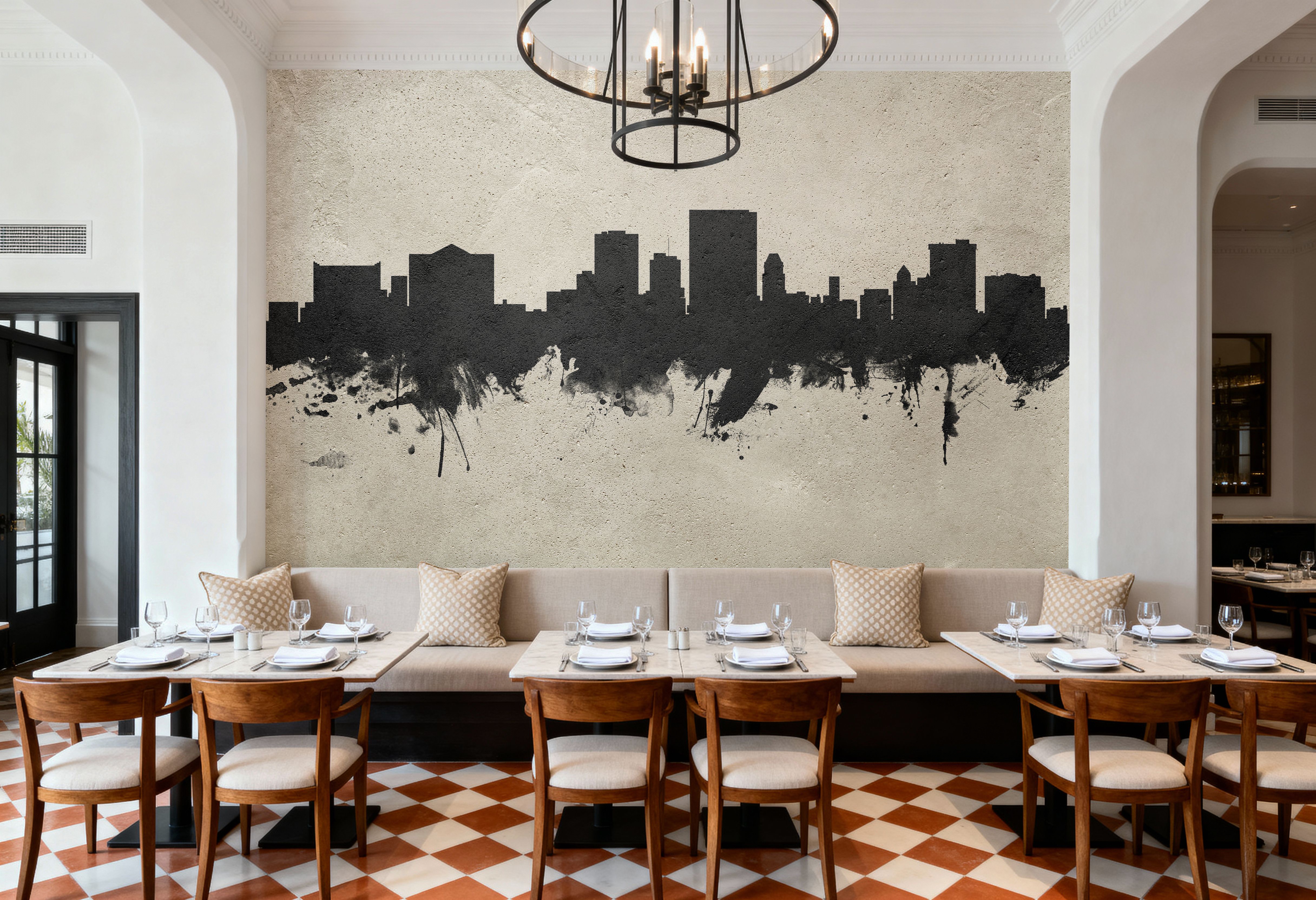 El Paso Texas Skyline Concrete, Wallpaper