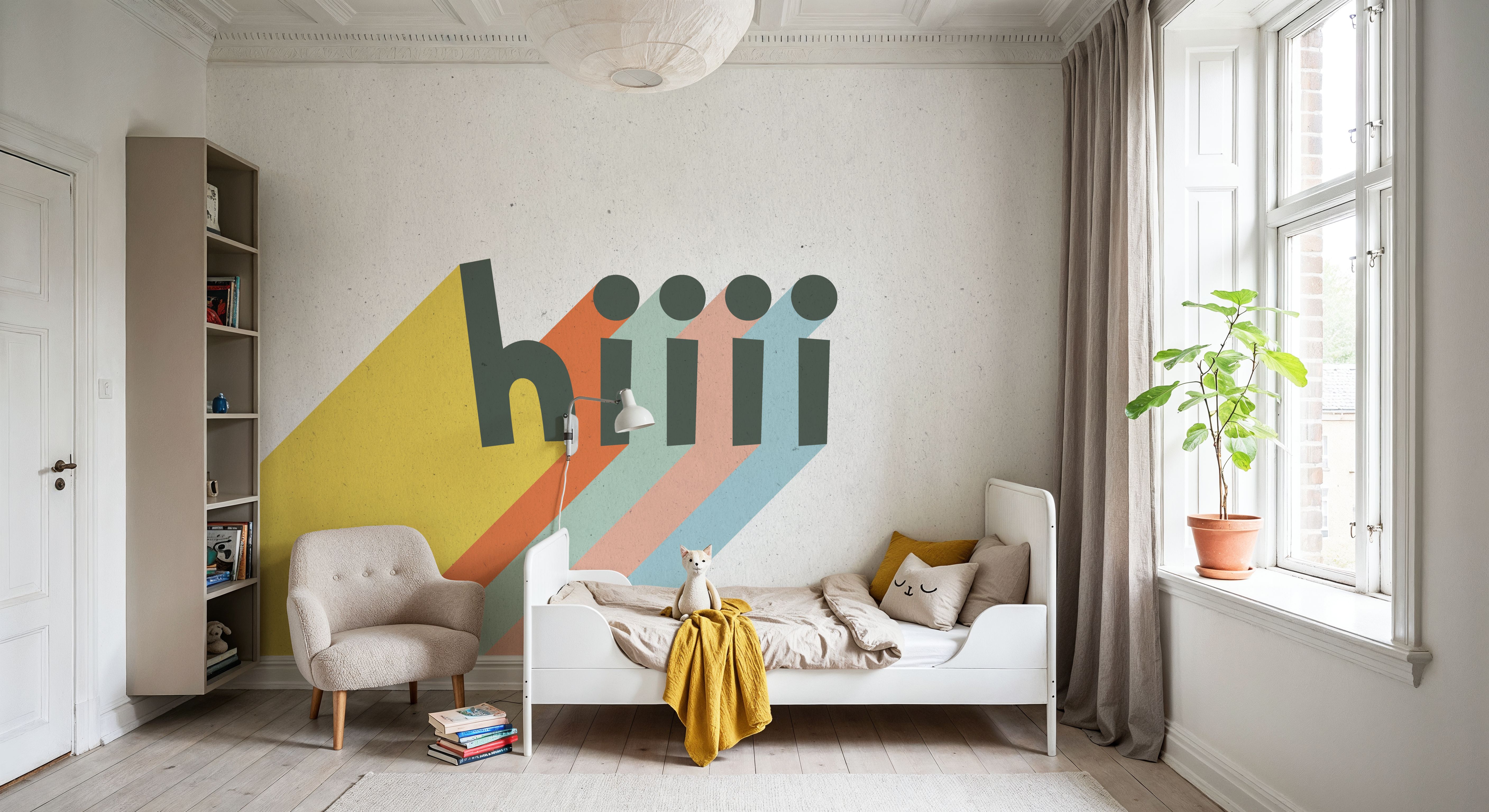 Hiiii Rainbow, Behang