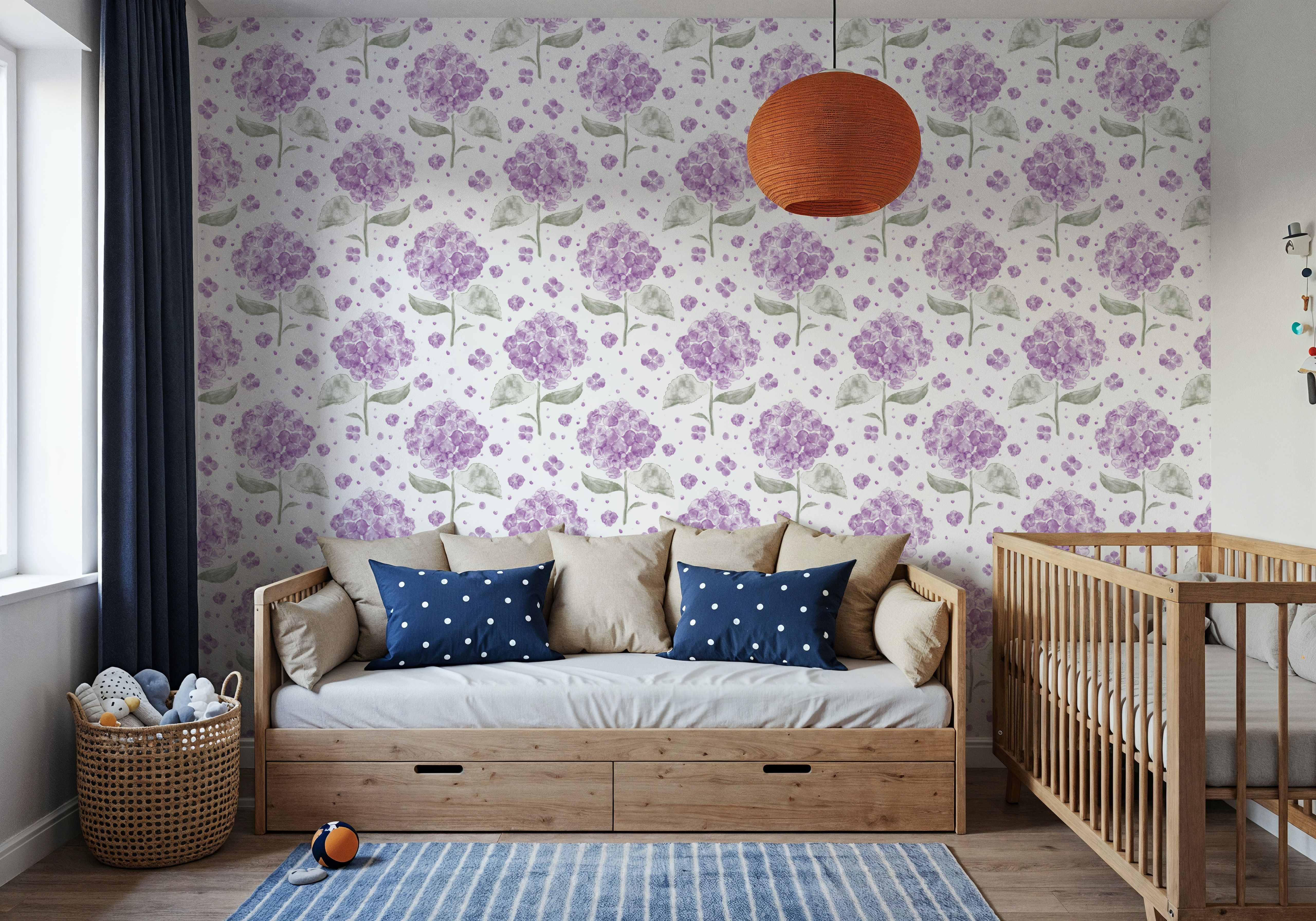 Hydrangea in The Air, Purple