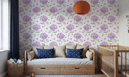 Hydrangea in The Air, Purple