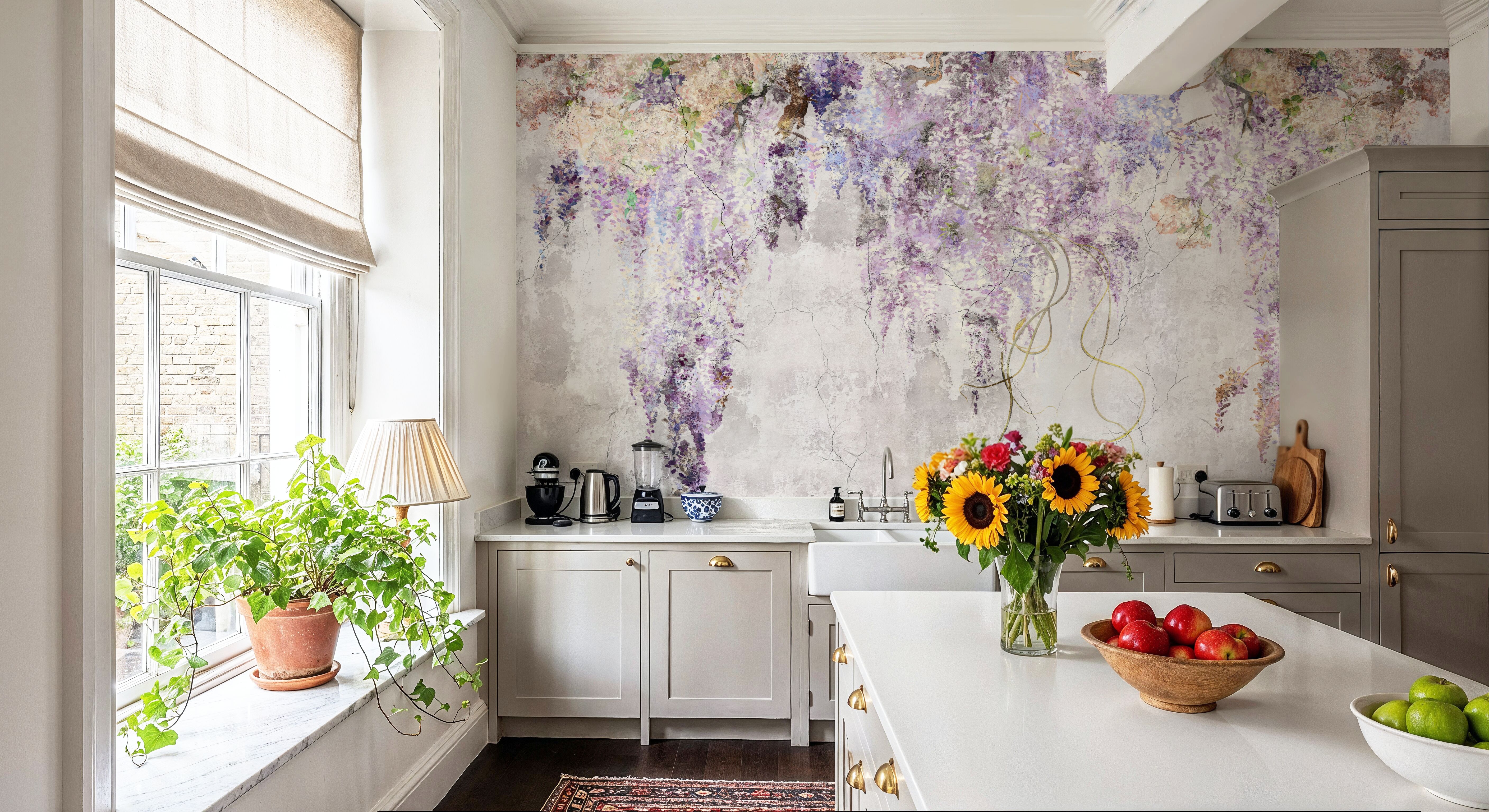 Blurry Lilac Branches 