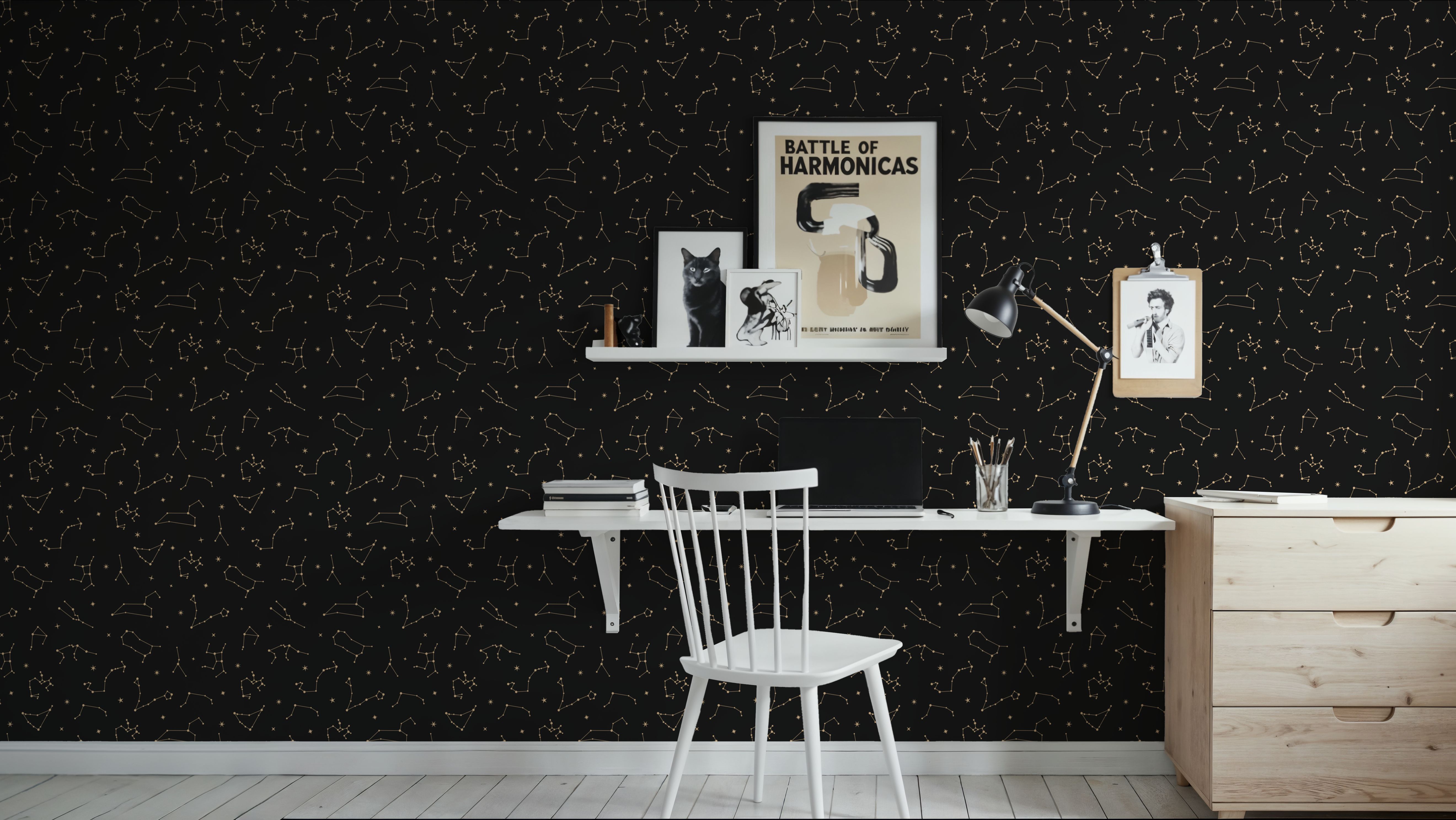 Stars And Signs Black