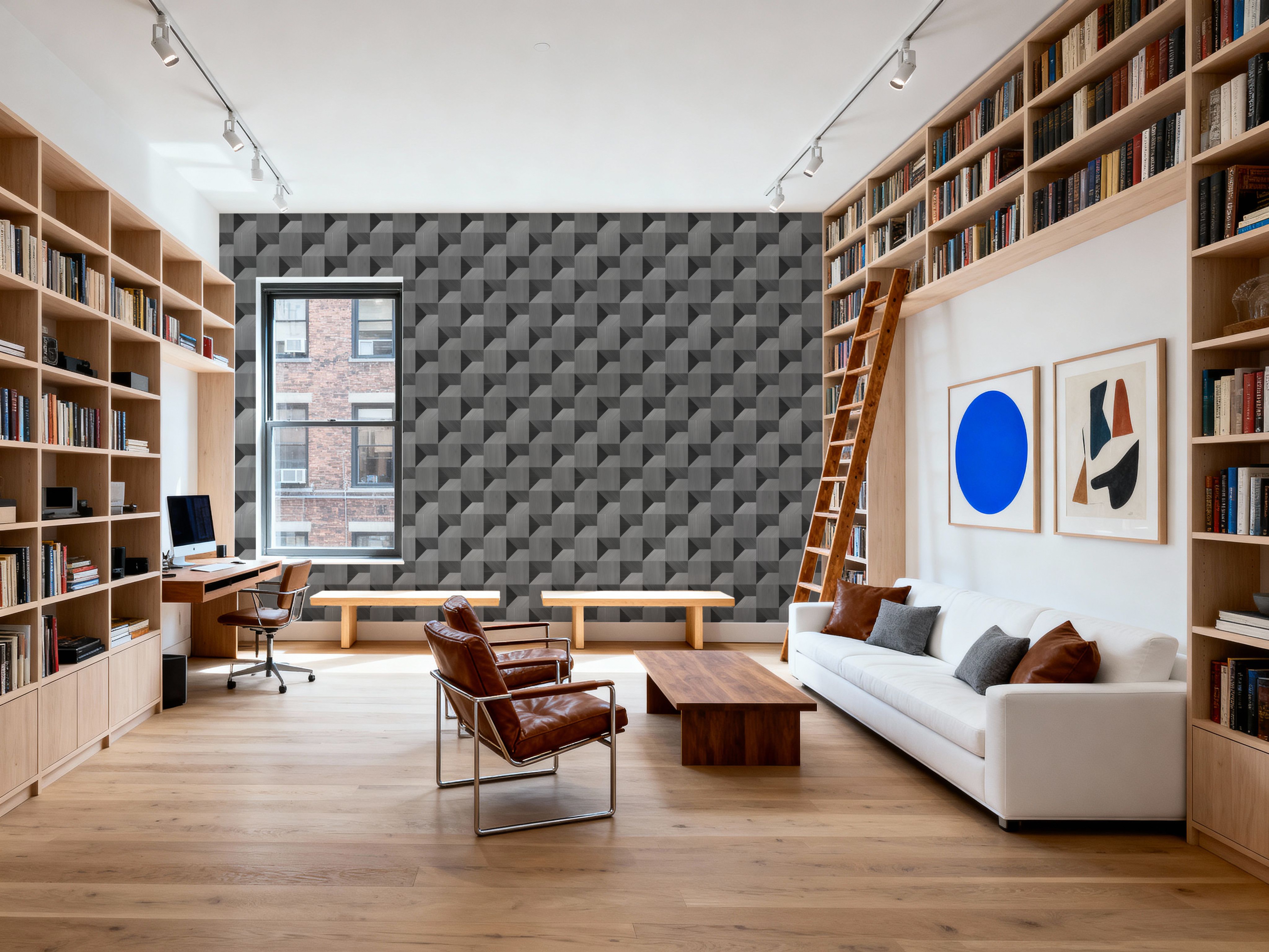 Illusion Box Marquetry, Slate