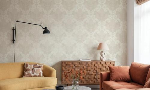 Overlay Damask White