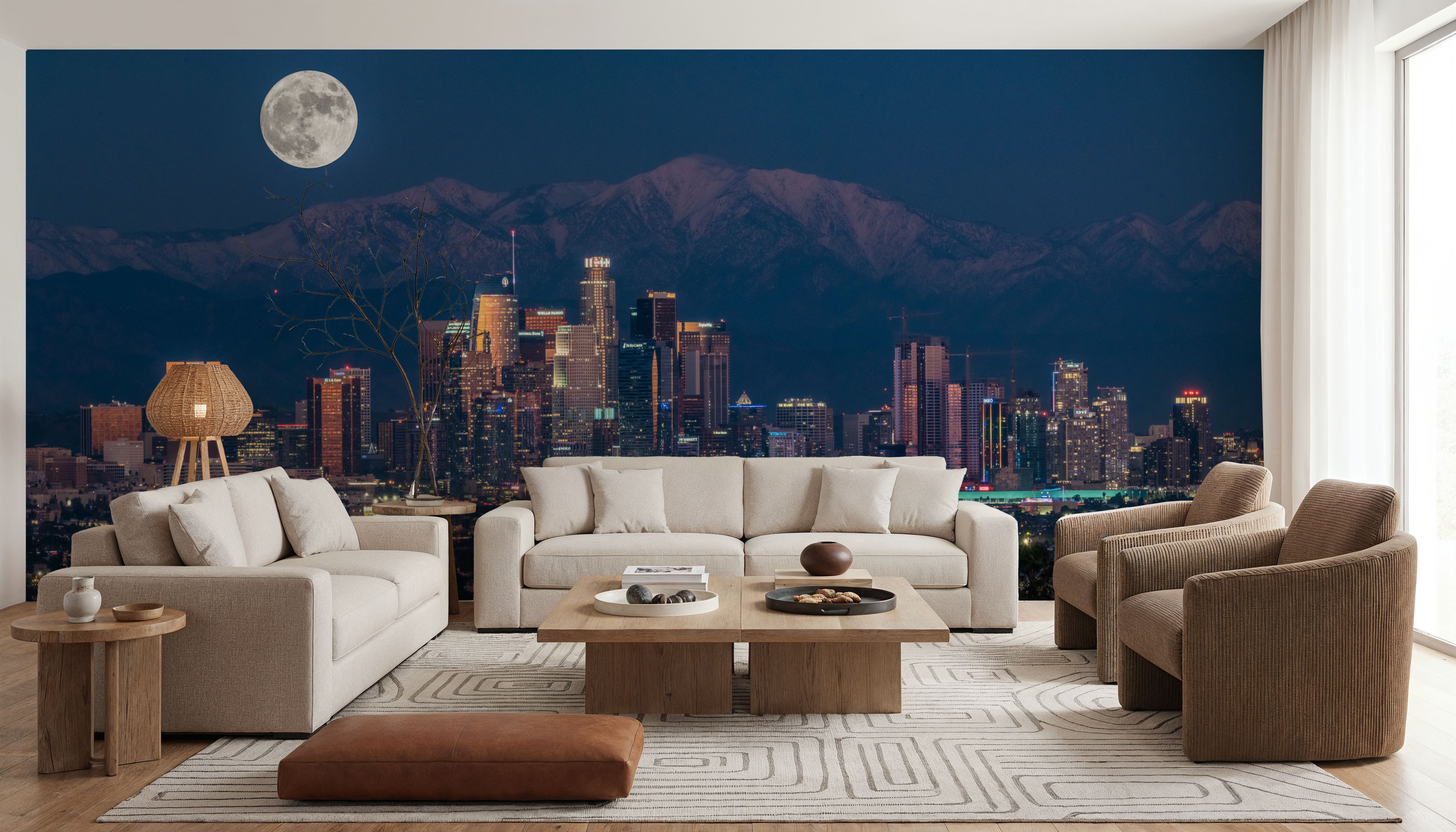 Moonlit Los Angeles