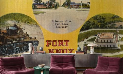 Greetings from Fort Knox - Screenprint Postcard