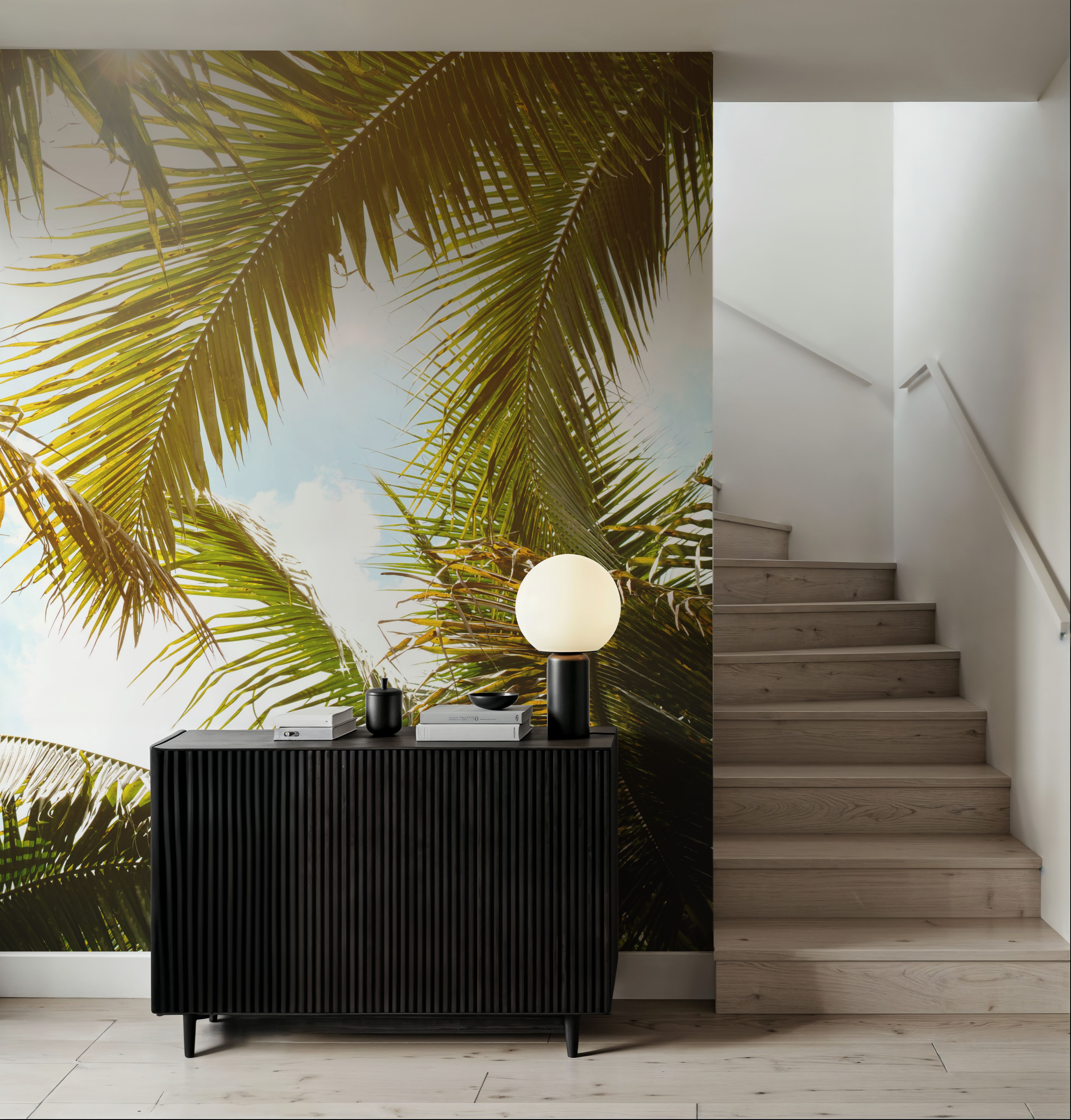 Looking Through Palm Leaves