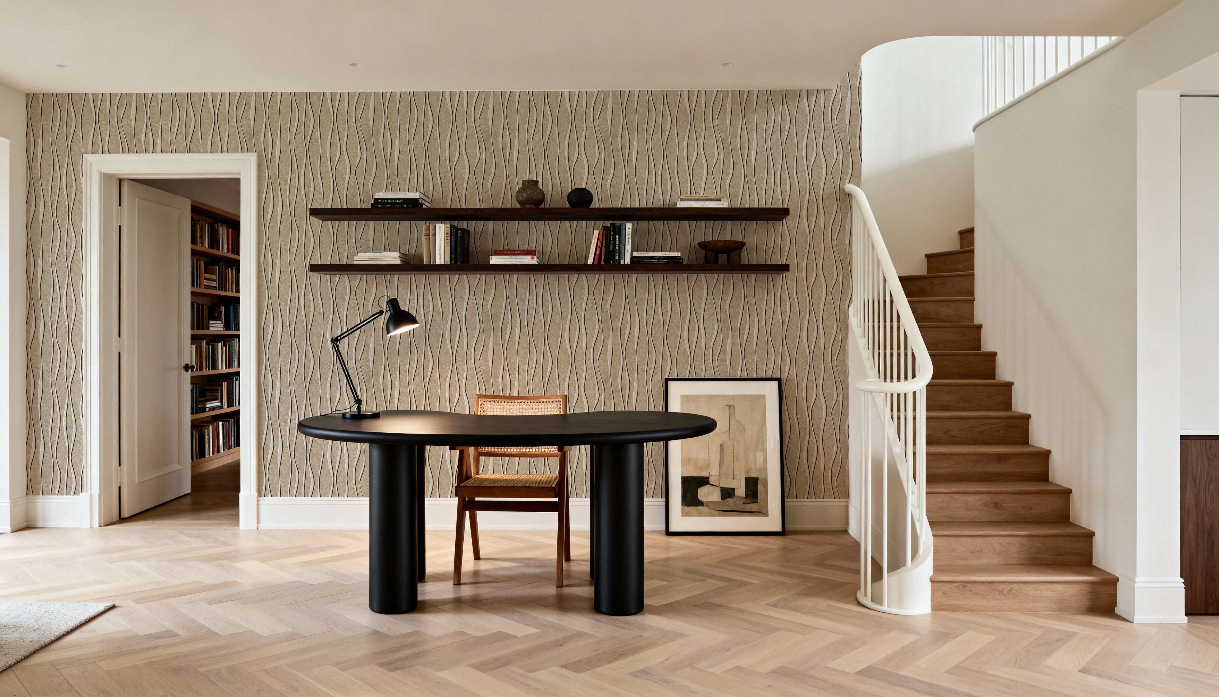 Swaying Lines, Beige