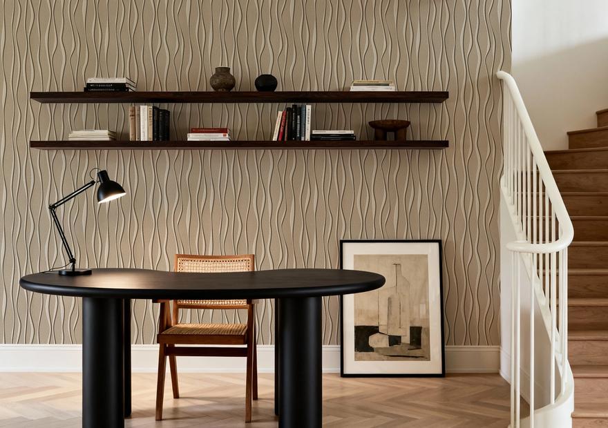 Swaying Lines, Beige