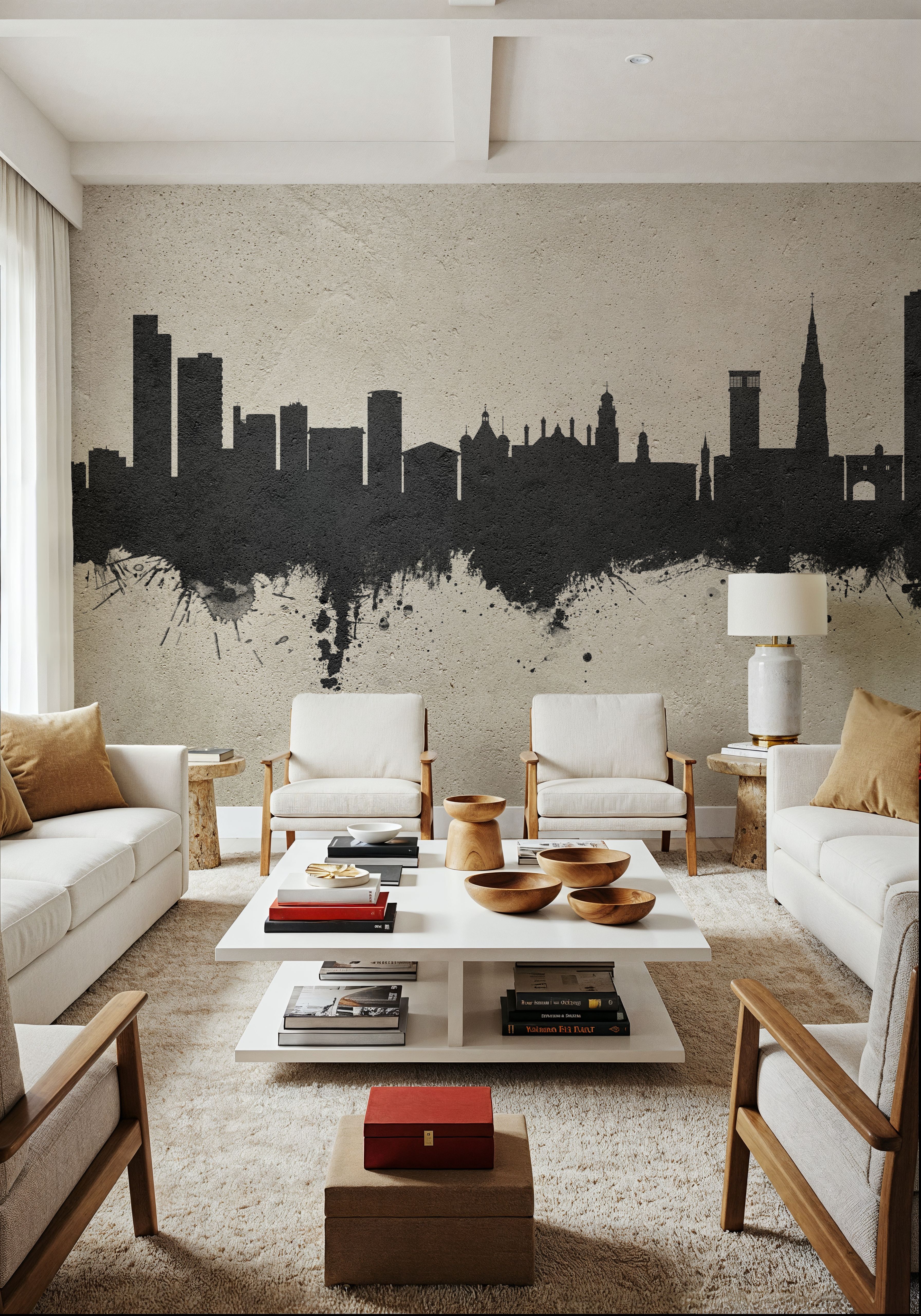 Leicester England Skyline Concrete