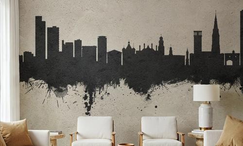 Leicester England Skyline Concrete