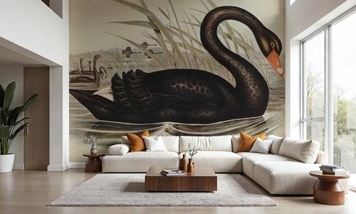 Black Swan Vintage Book Aged