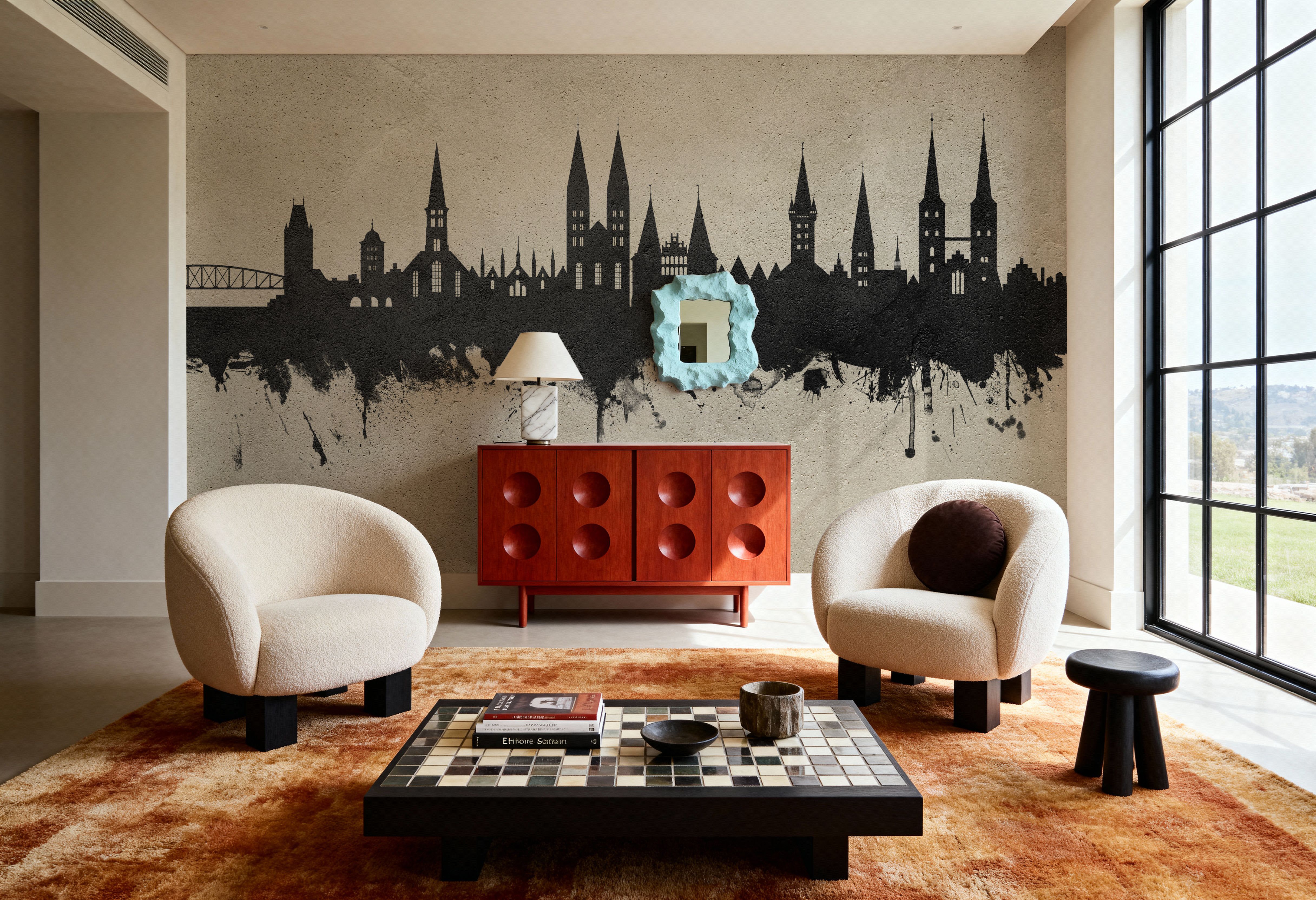 Lubeck Germany Skyline Concrete