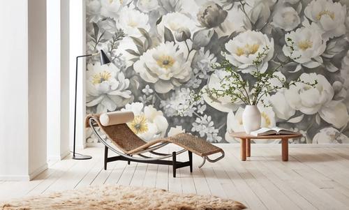 Watercolor Peonies Fall