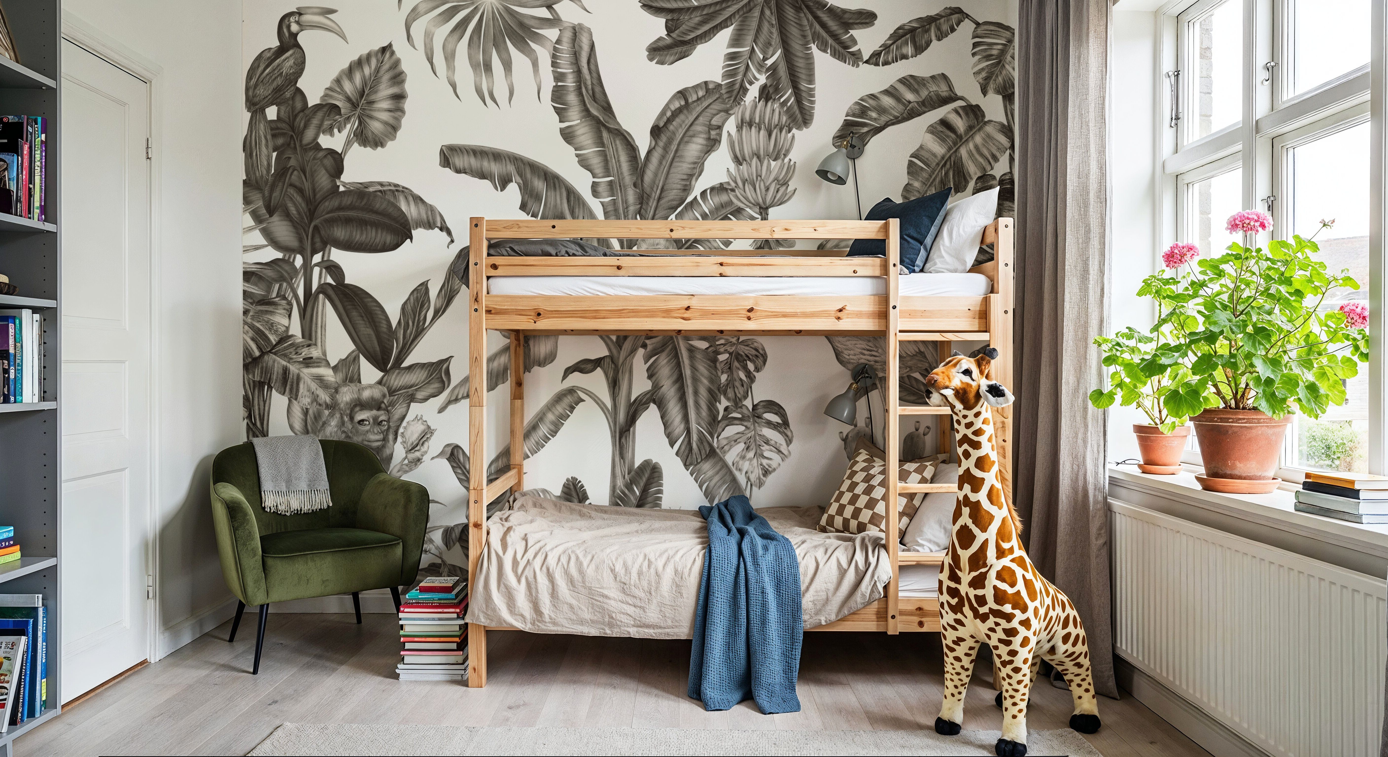 Monkeys With Birds, W&B