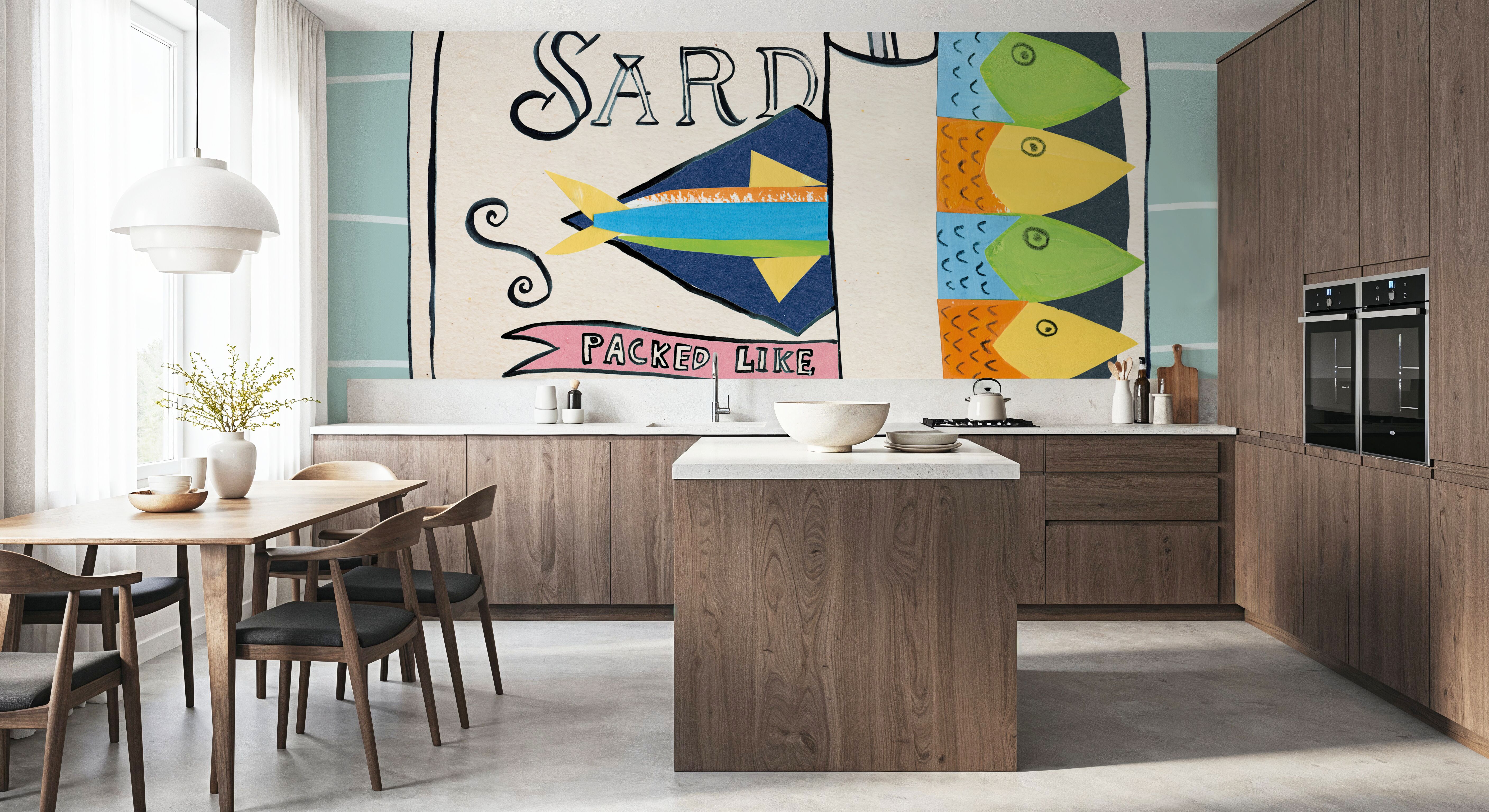 Sardine Tin II, Papel pintado