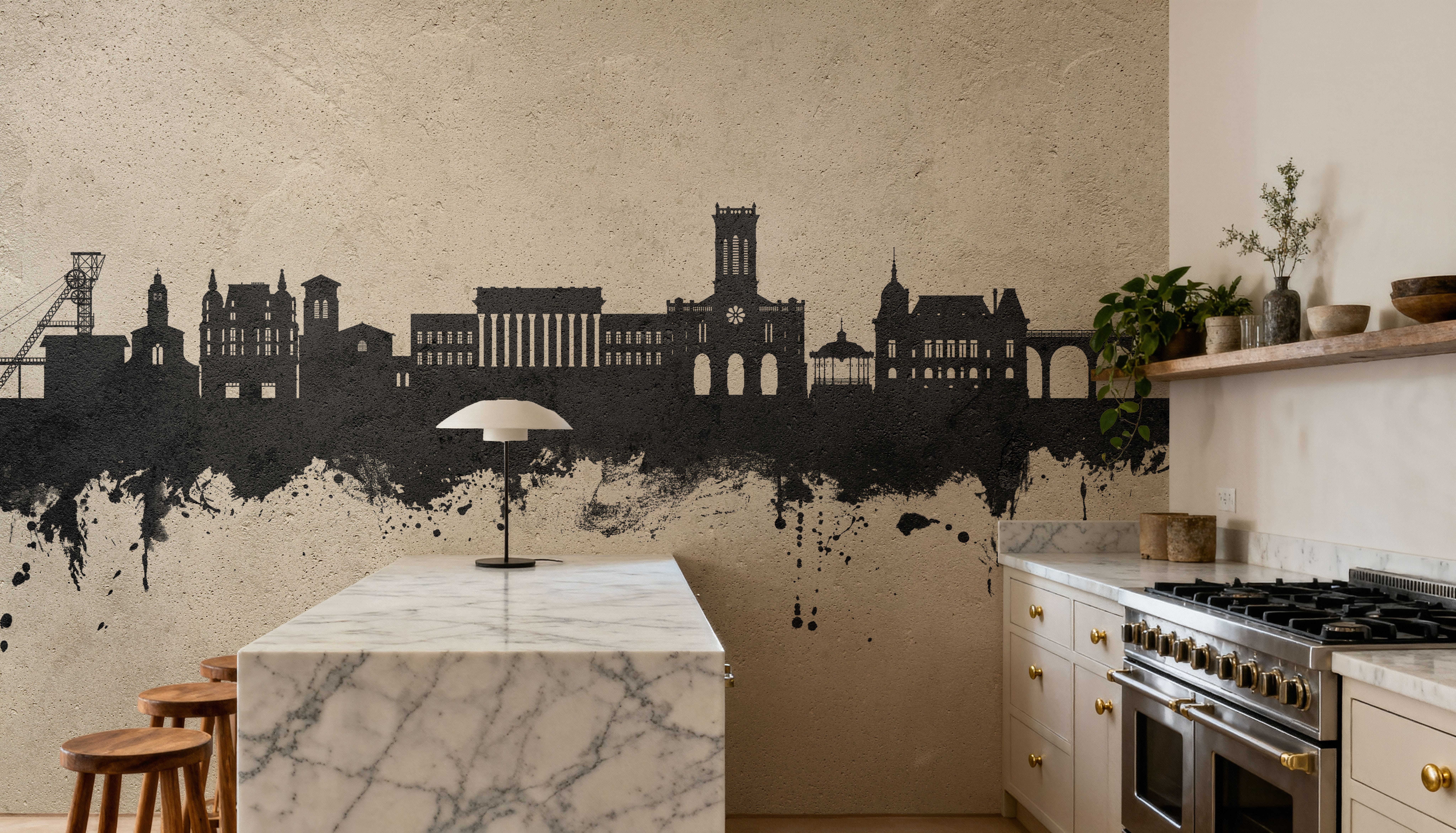 Saint-Étienne France Skyline Concrete