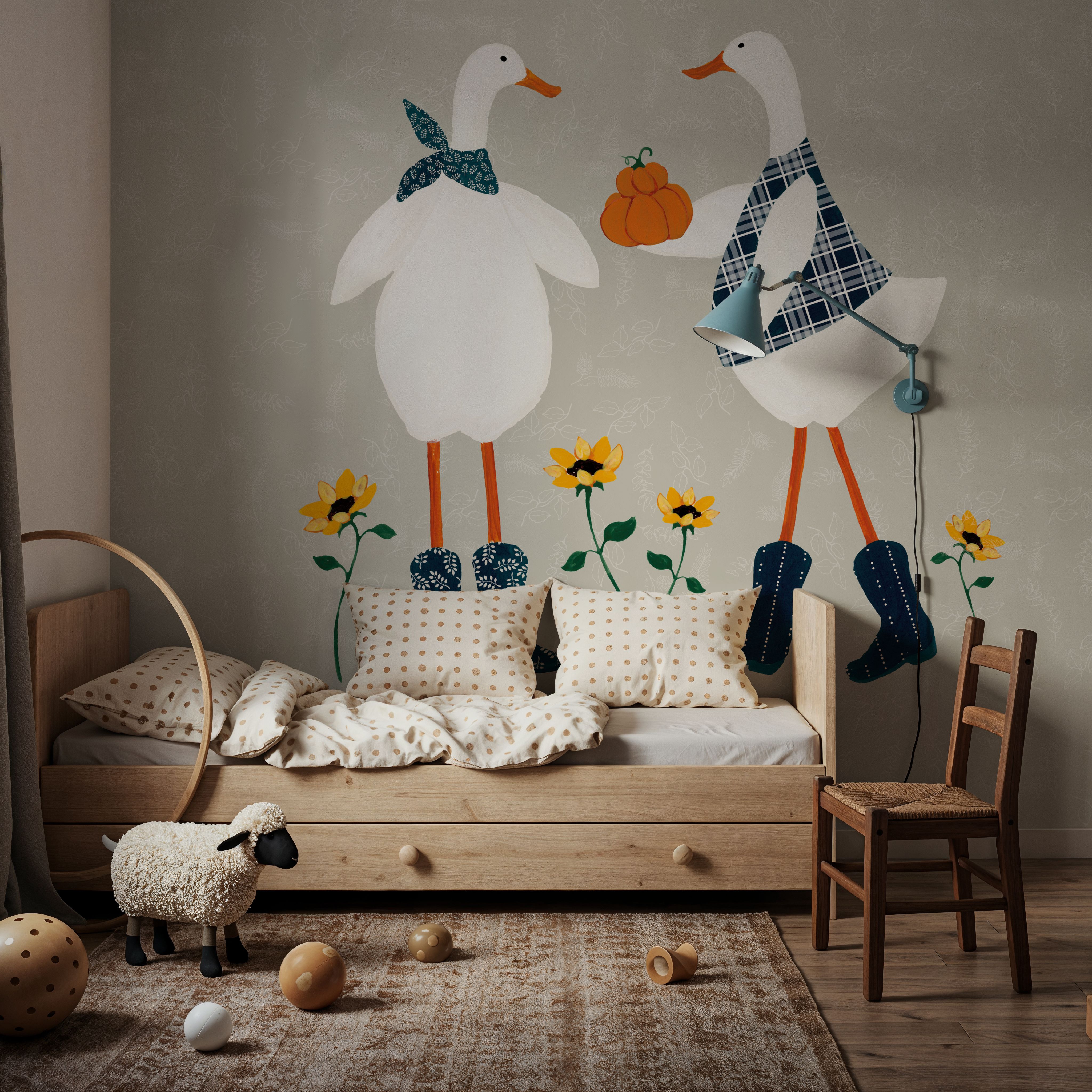 Ducks in the Pumpkin Patch VIII