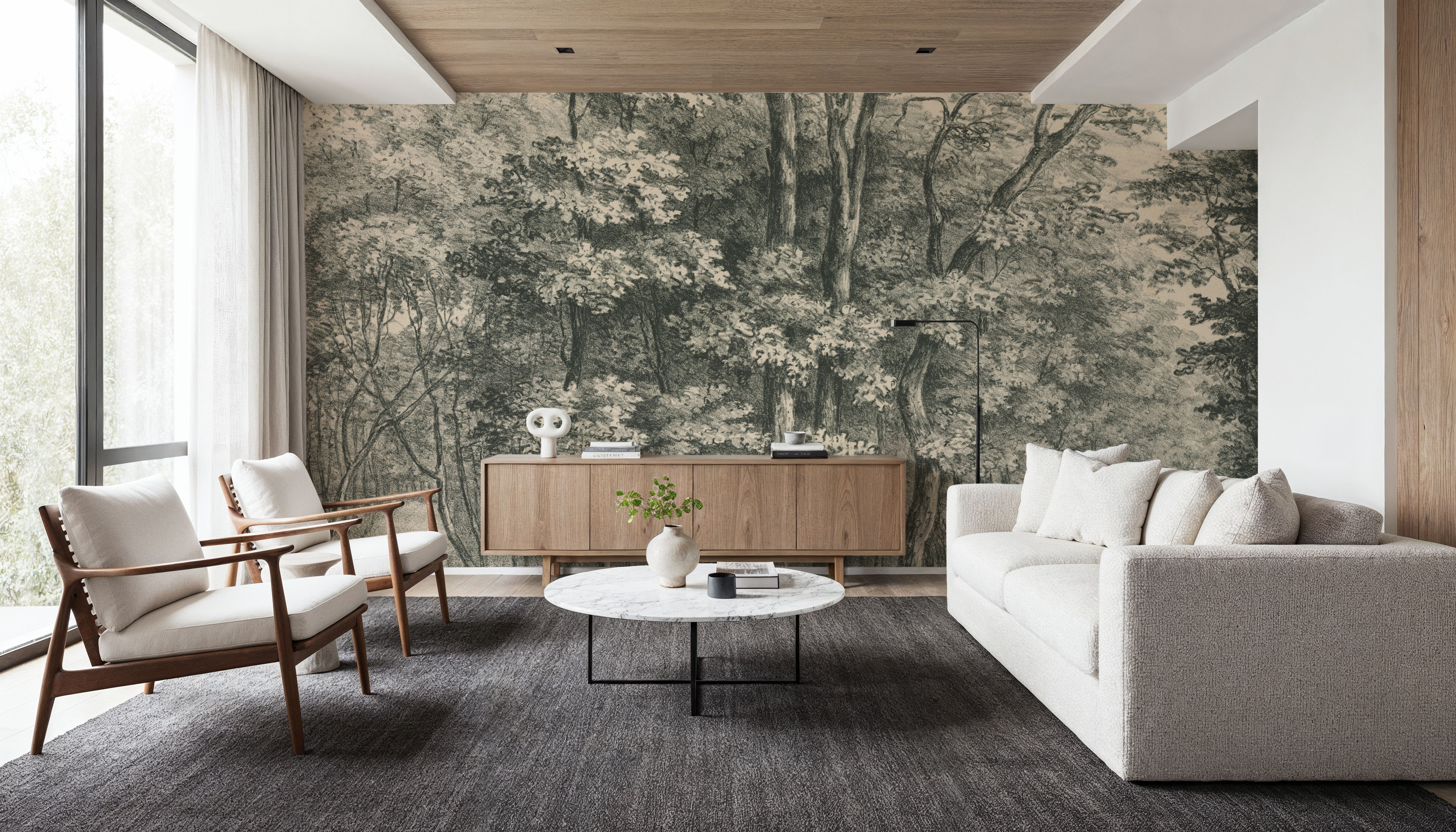 Grand Allée Etching