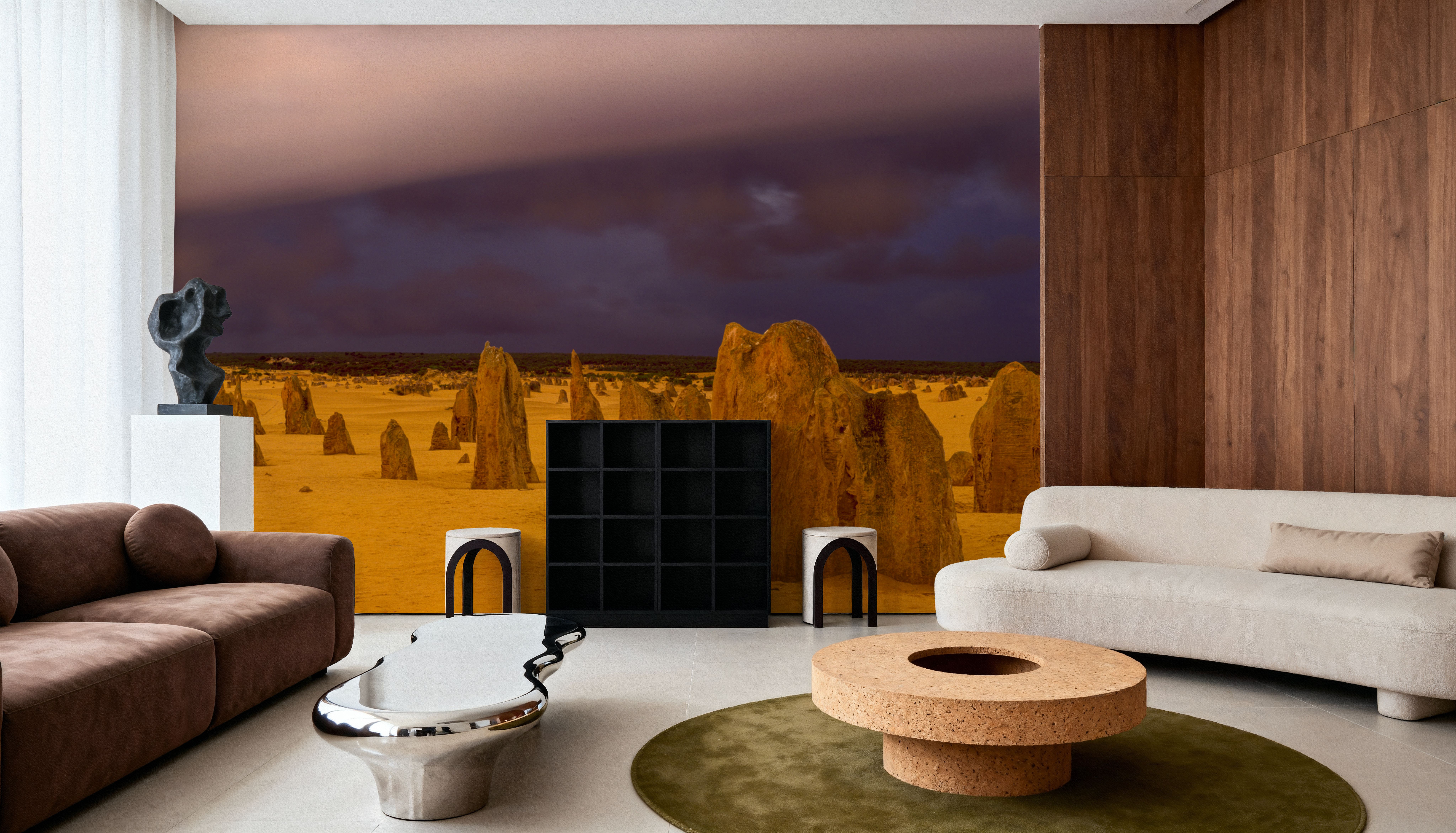 Storm Clouds and Rocks, Wallpaper