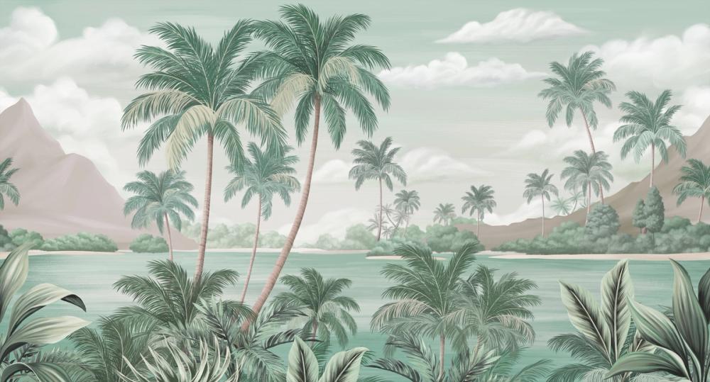 Paradise Lagoon, Washed Green