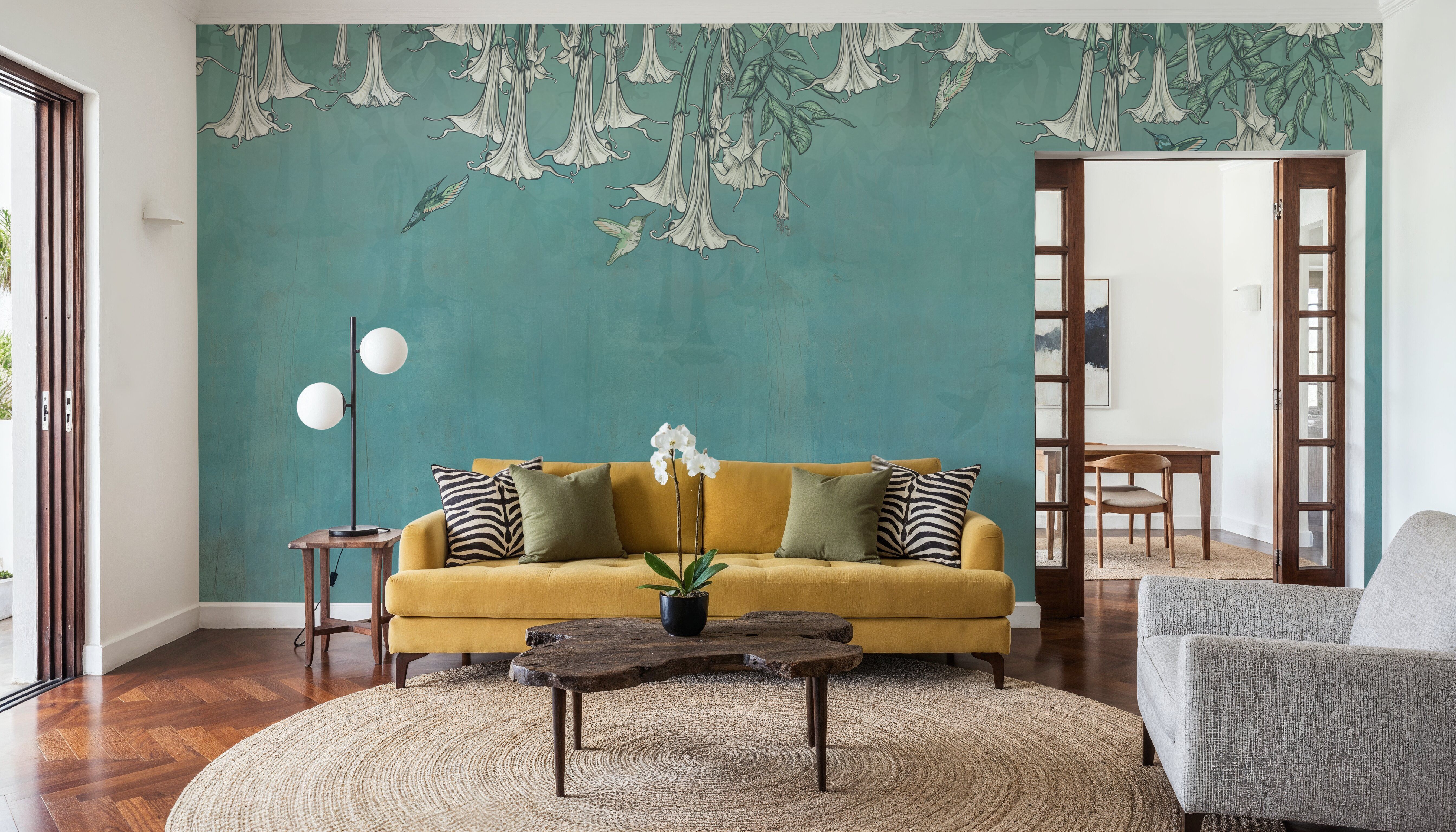 Hummingbirds and Trumpets Green