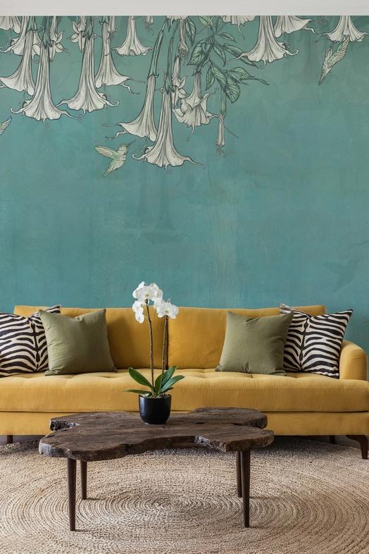 Hummingbirds and Trumpets Green