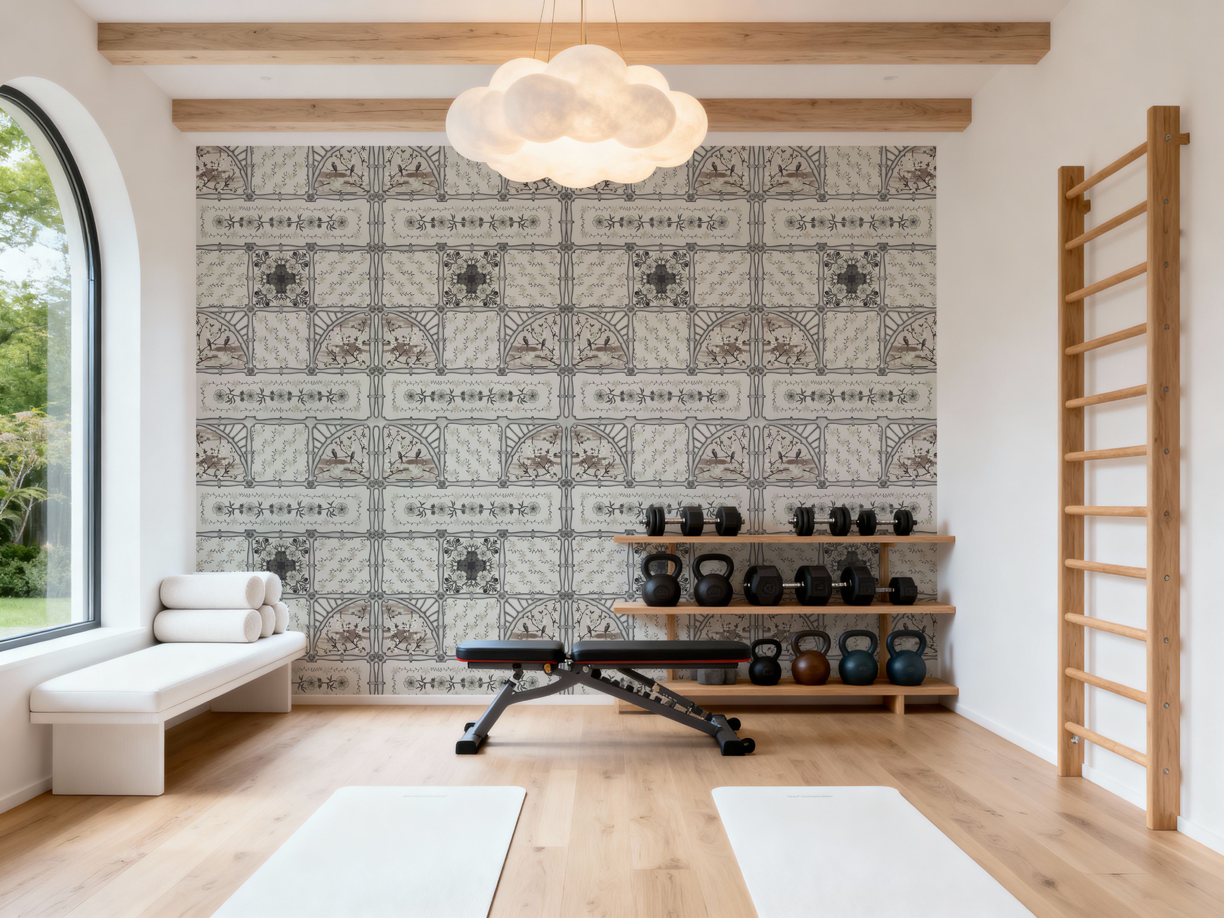 Sakura & Bird, Beige