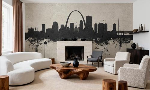St Louis Missouri Skyline Concrete