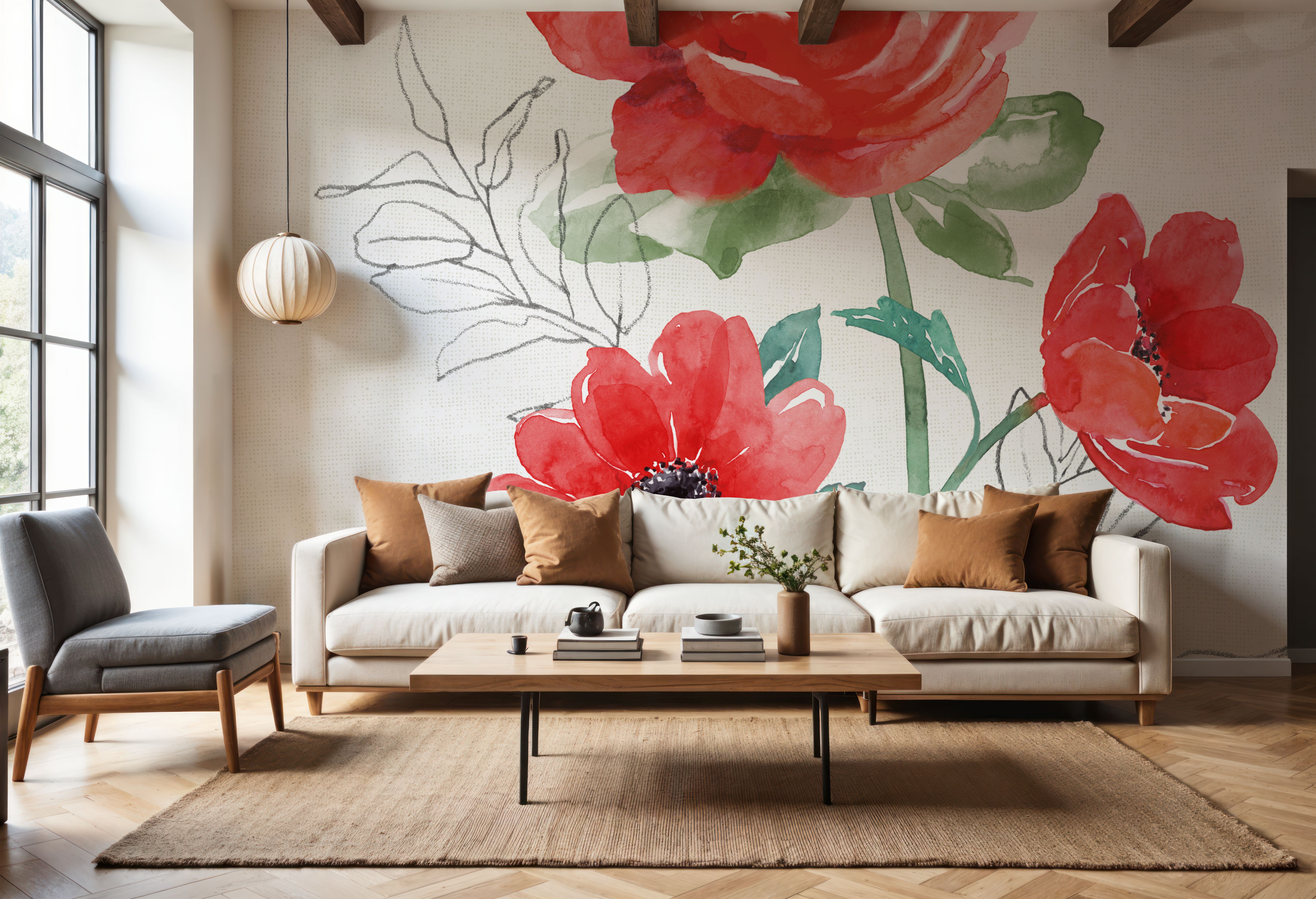 Sunny Bouquets II, Wallpaper