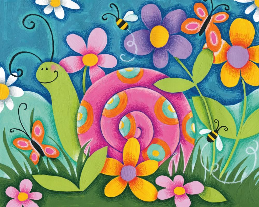 Snail in the Garden