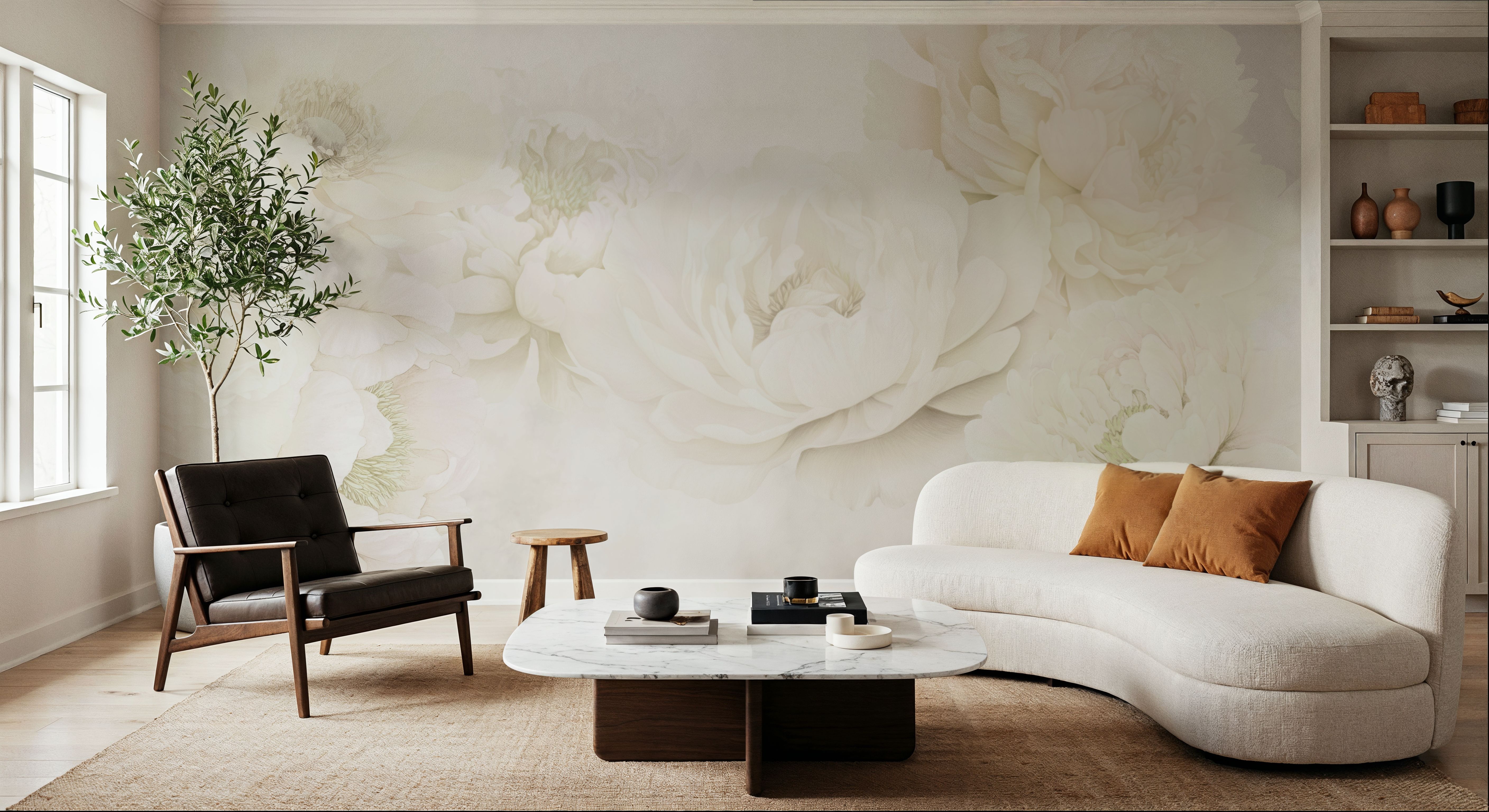 Transcendent Peony, Cream