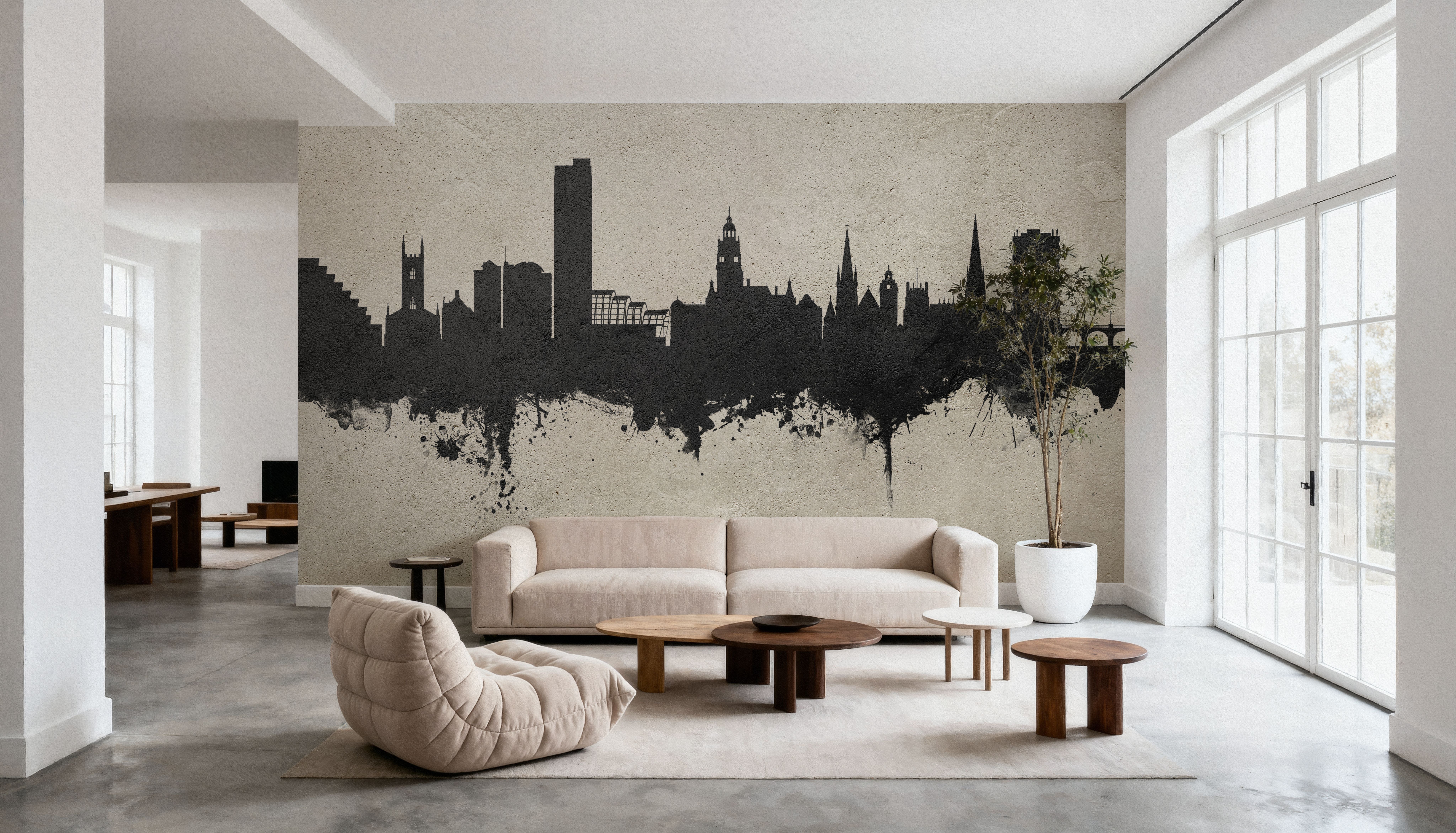 Sheffield England Skyline Concrete