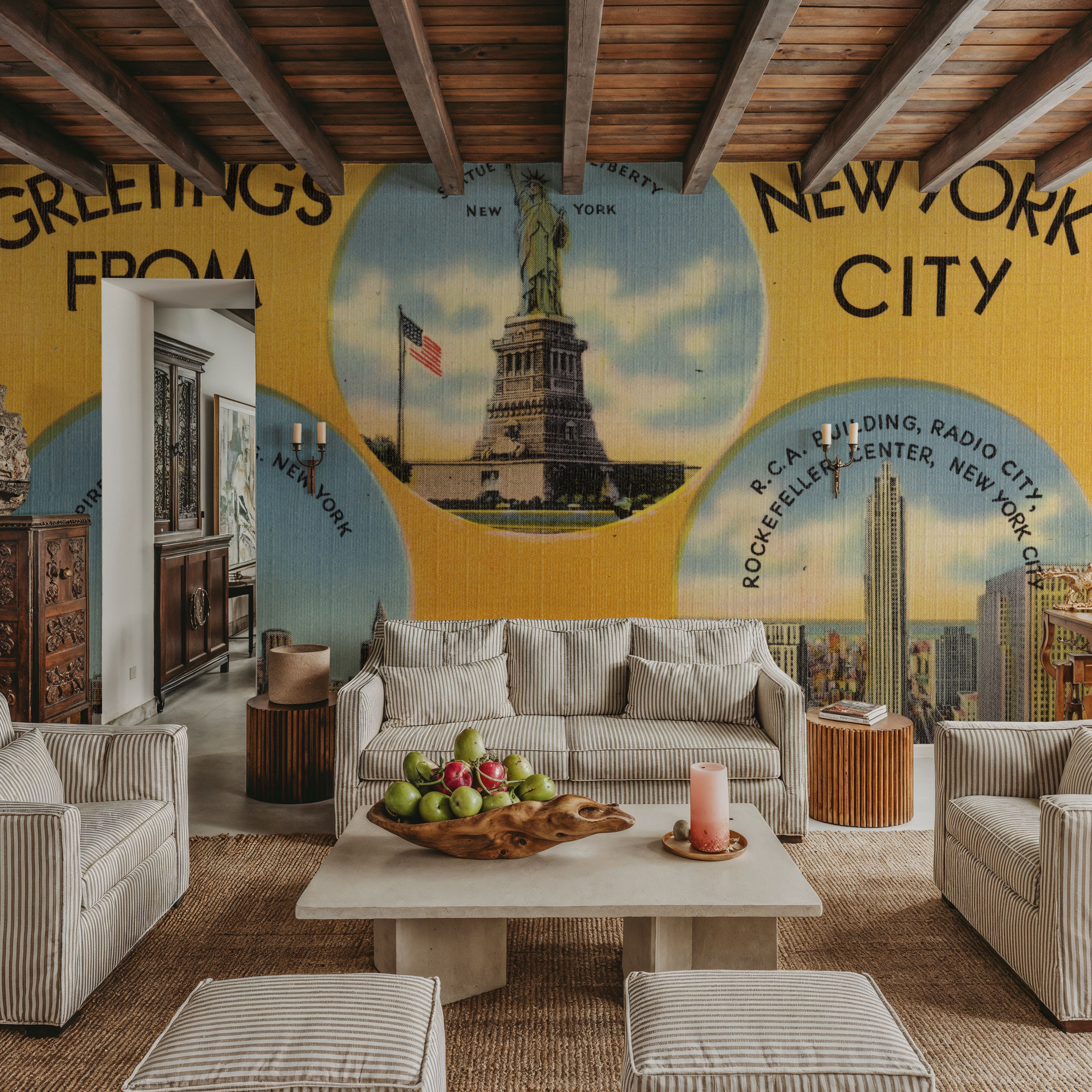 Greetings from New York City - Screenprint Postcard