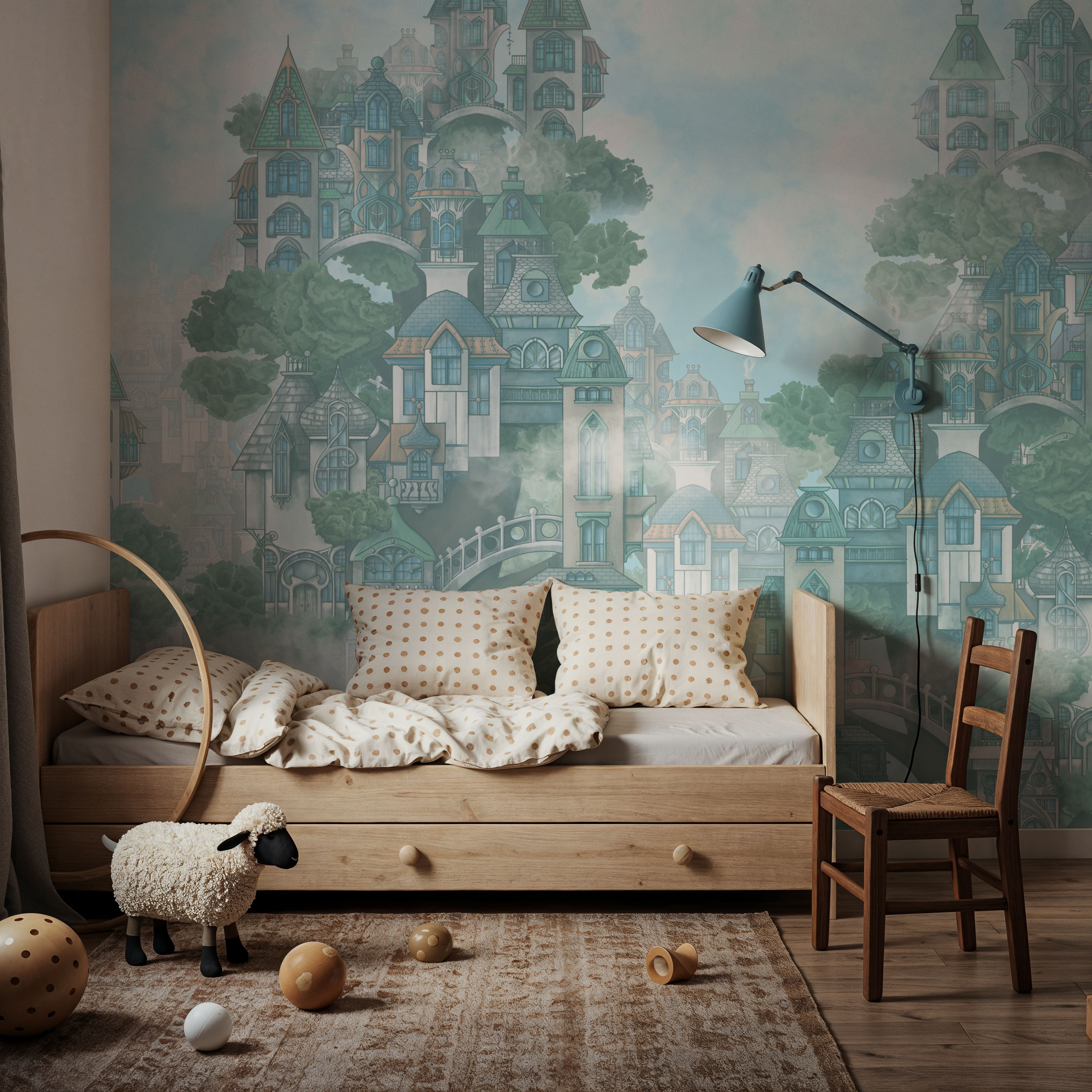 Treehouse Neighborhood Cool Pastel