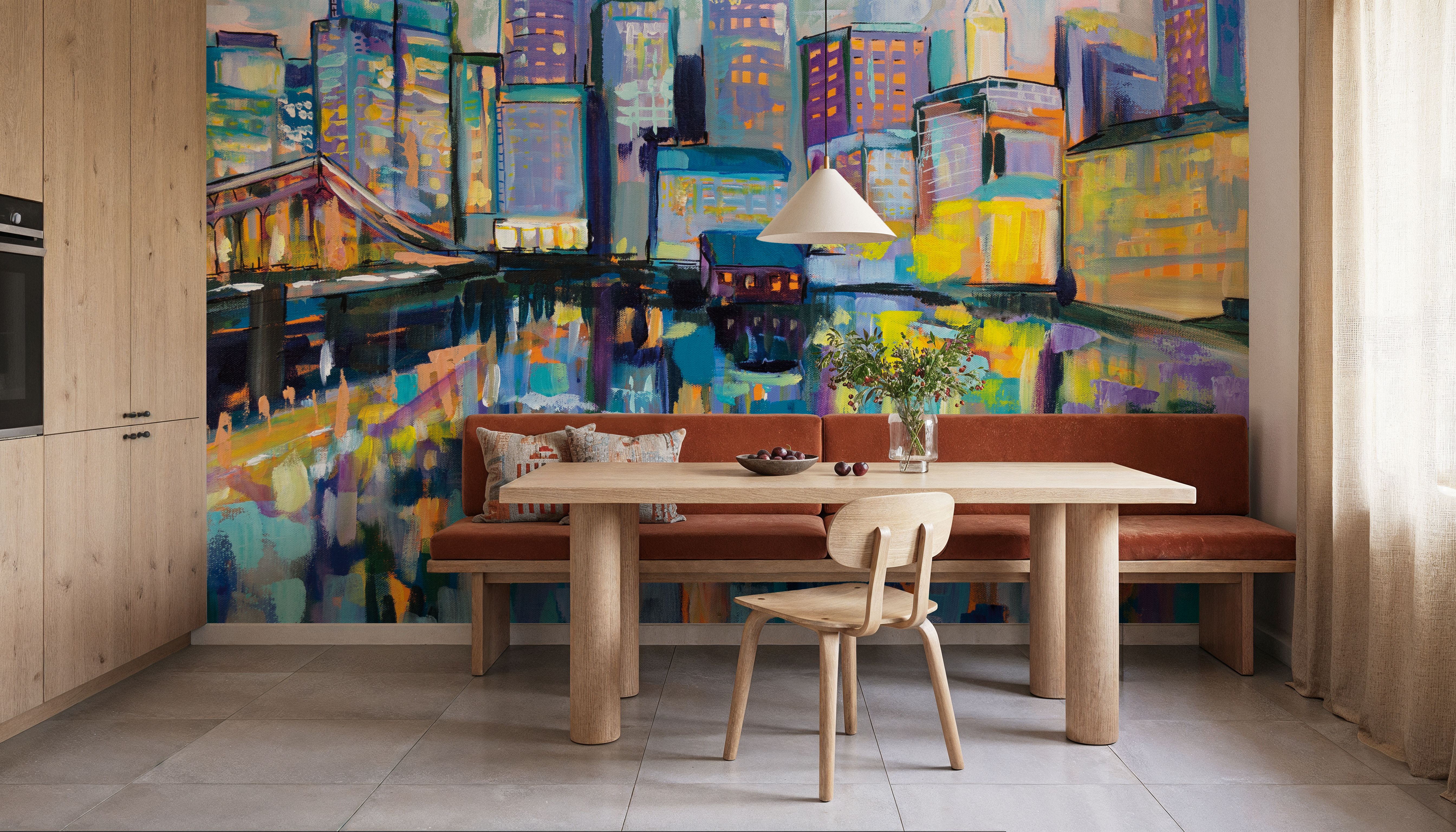 Boston Harbor, Behang