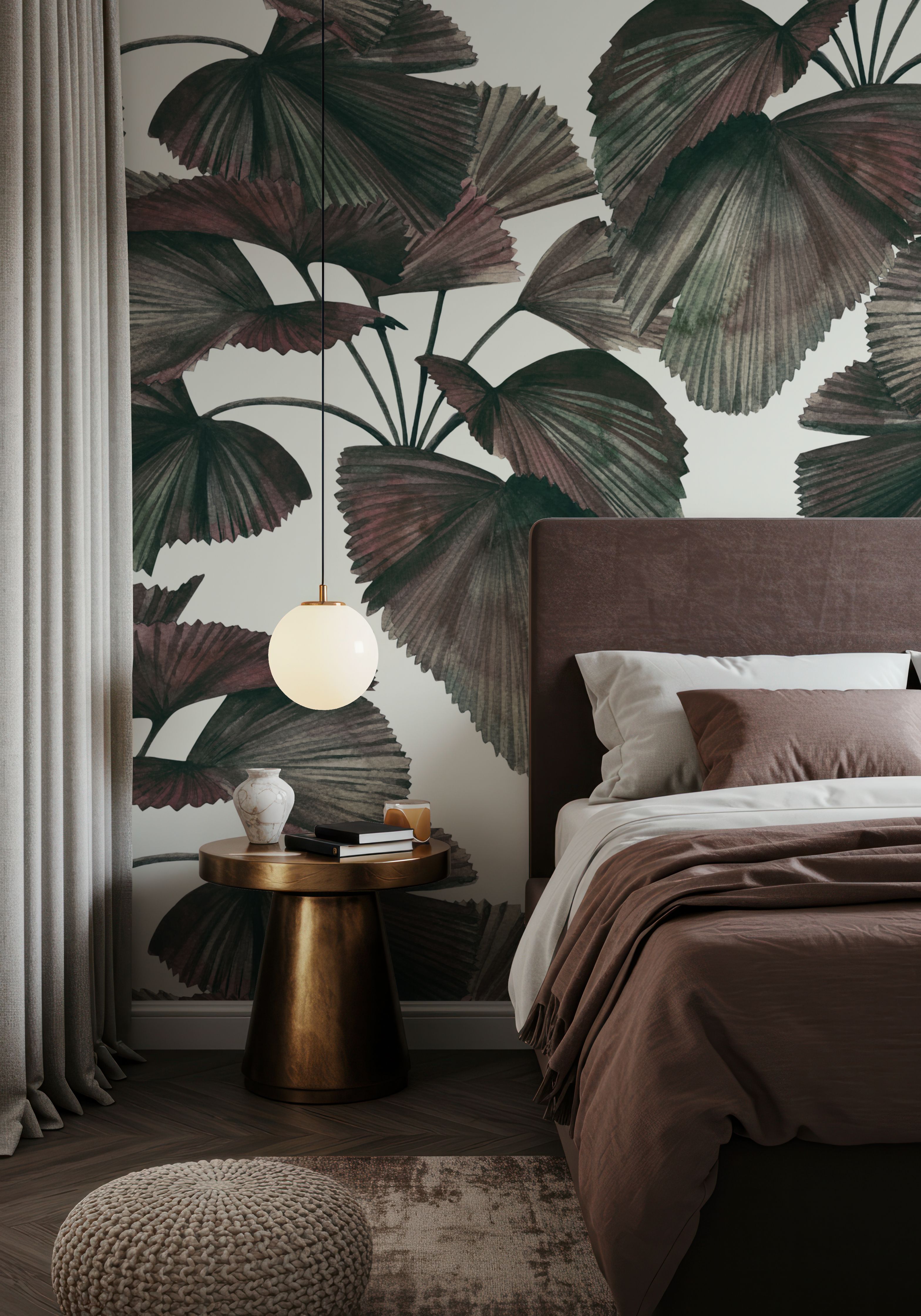 Ribbed Palm Fronds