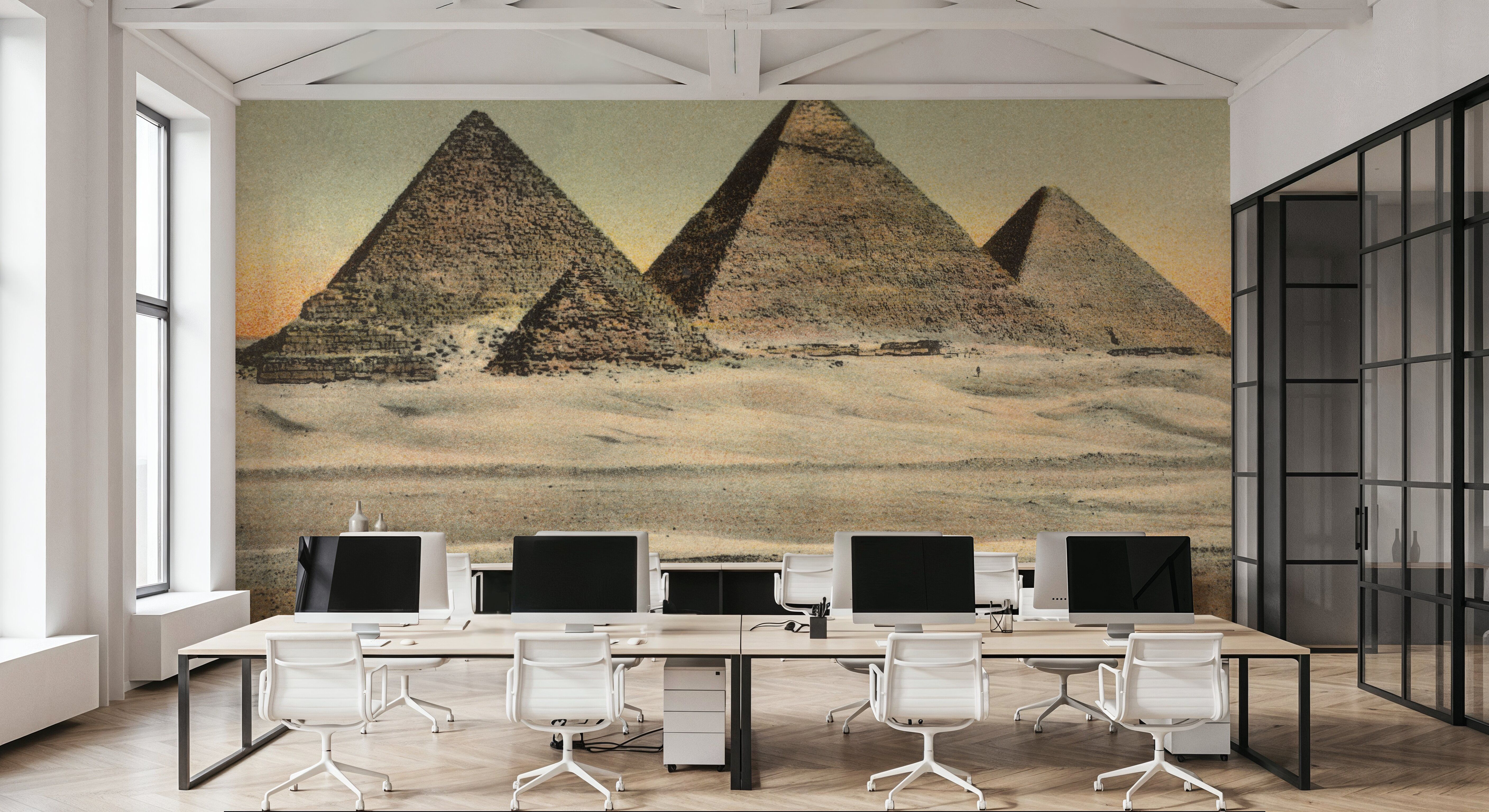 Cairo Pyramids - Screenprint